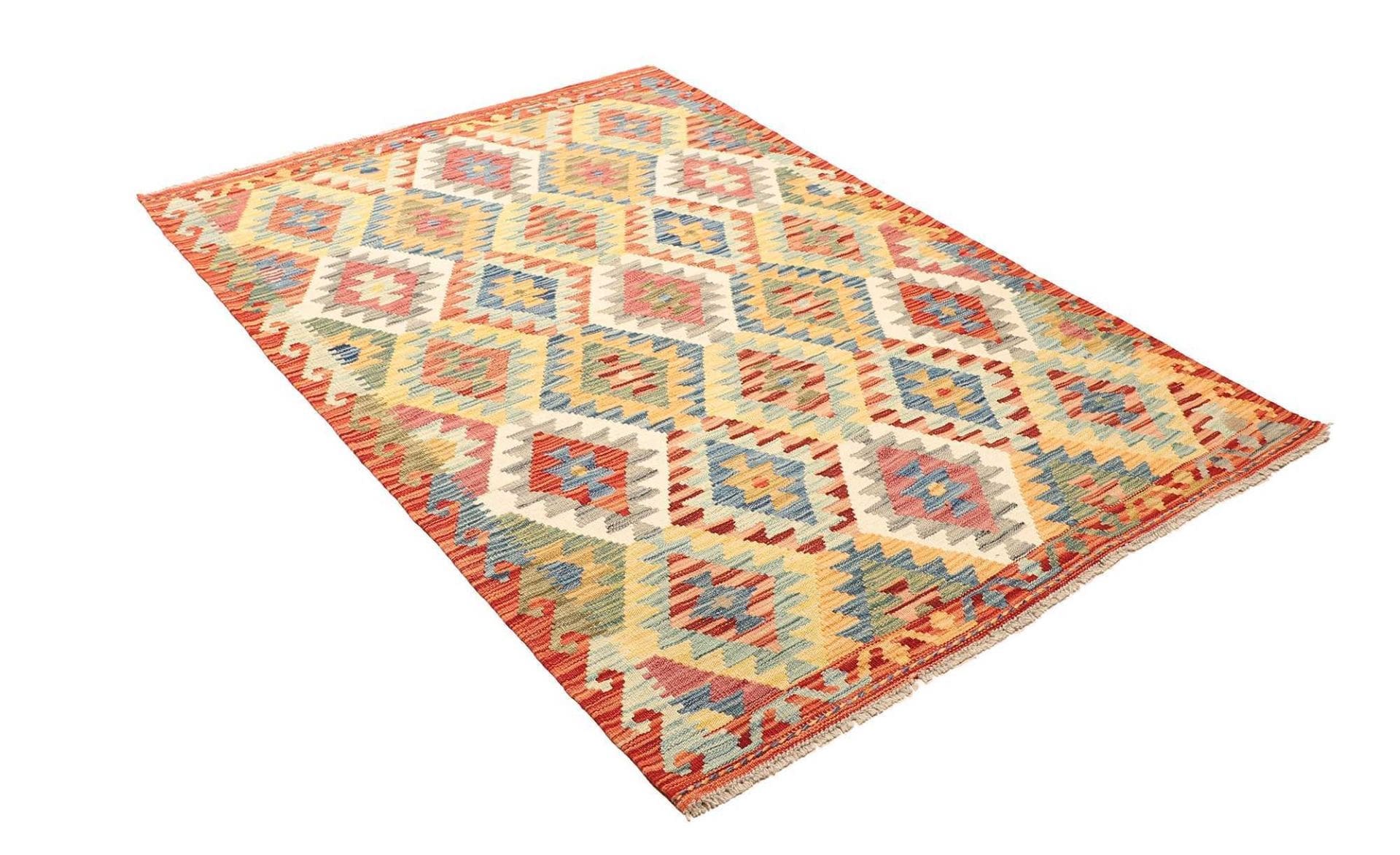 Kilim Pakistani Rug 131 × 186 cm, Wool, hand-woven
