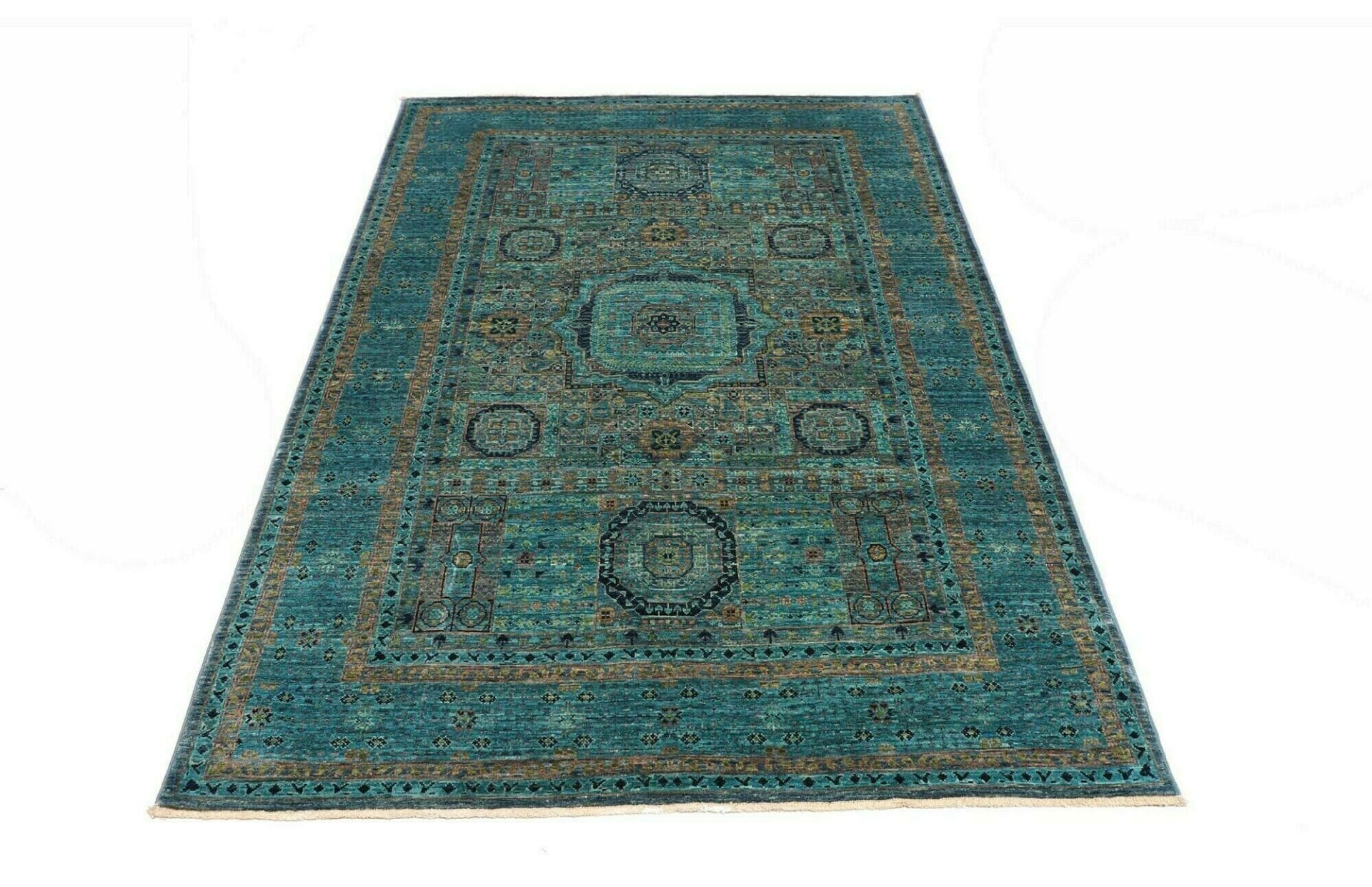 mamluk-orientteppich-132-x-186-cm-handgeknupft-aus-wolle-3 Mamluk Pakistani Rug — hand-knotted, 132 × 186 cm, Wool
