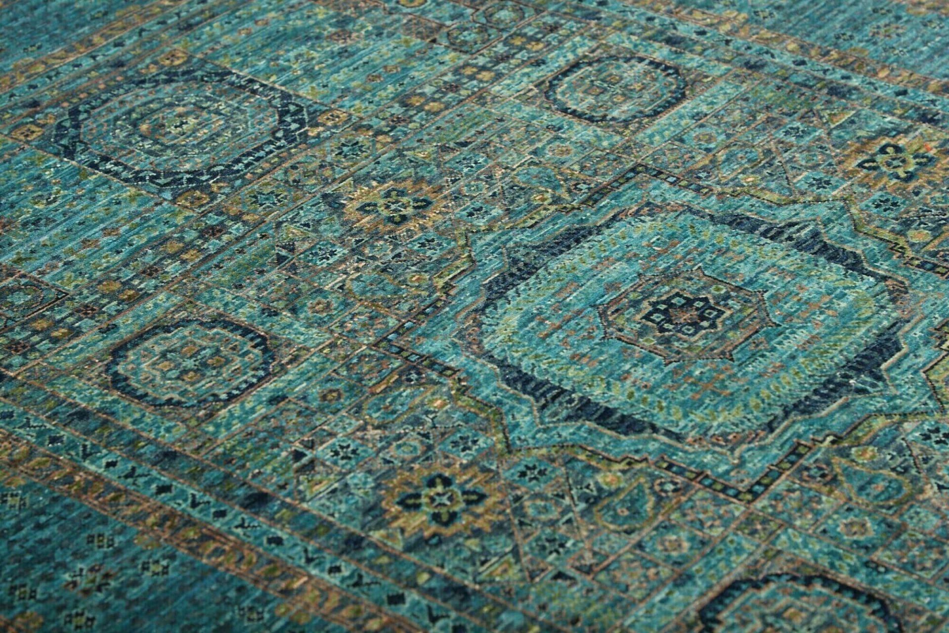 mamluk-orientteppich-132-x-186-cm-handgeknupft-aus-wolle-6 Mamluk Pakistani Rug — hand-knotted, 132 × 186 cm, Wool