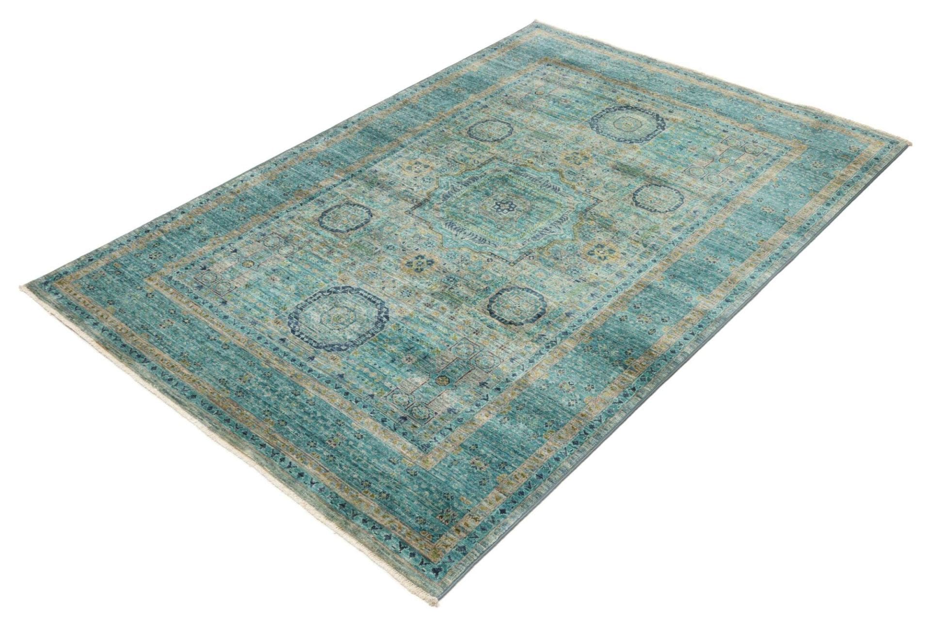 Mamluk Pakistani Rug 128 × 182 cm, Wool, hand-knotted