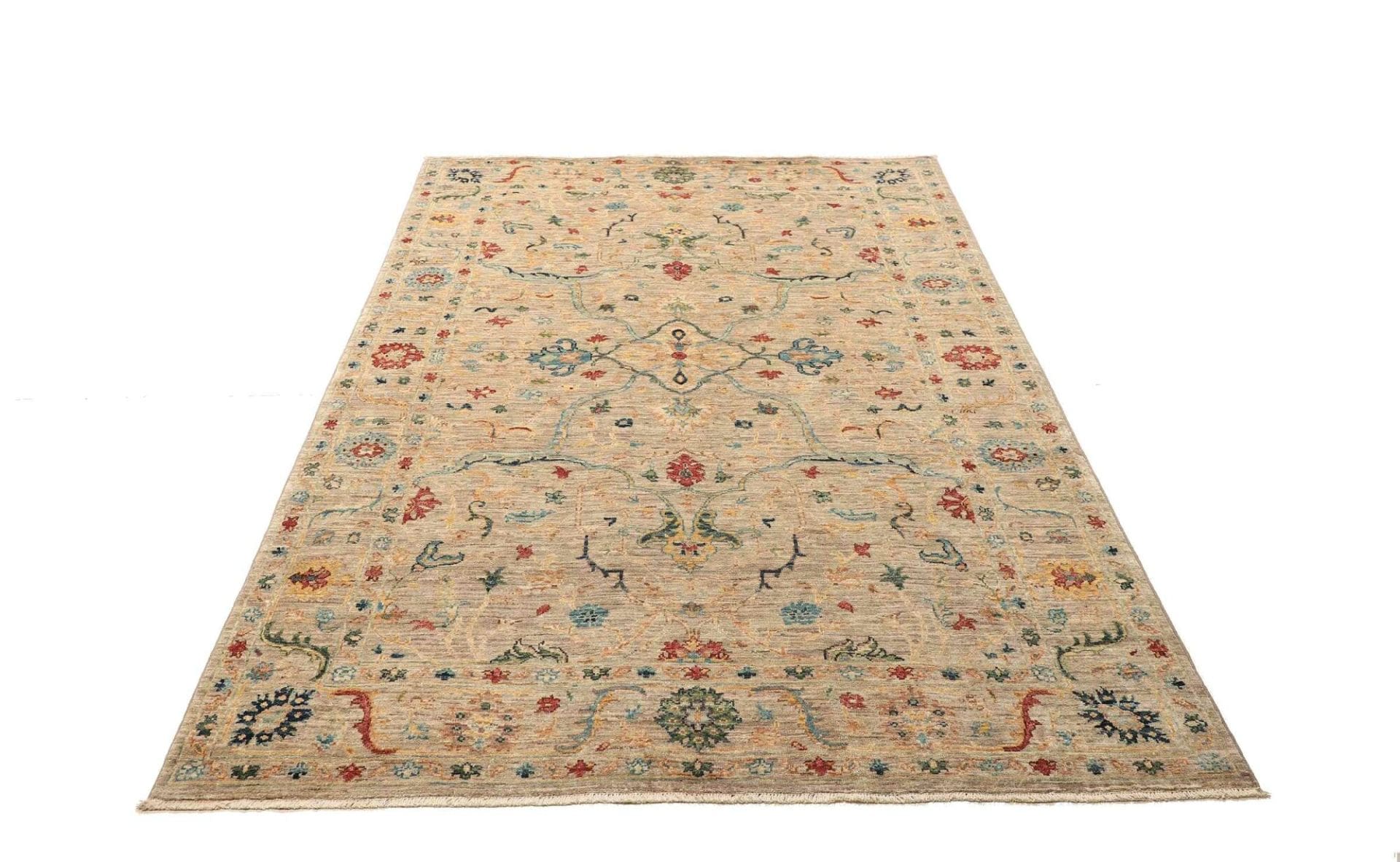 ziegler-orientteppich-148-x-210-cm-handgeknupft-aus-schurwolle-3 Ziegler Pakistani Rug — hand-knotted, 148 × 210 cm, Wool