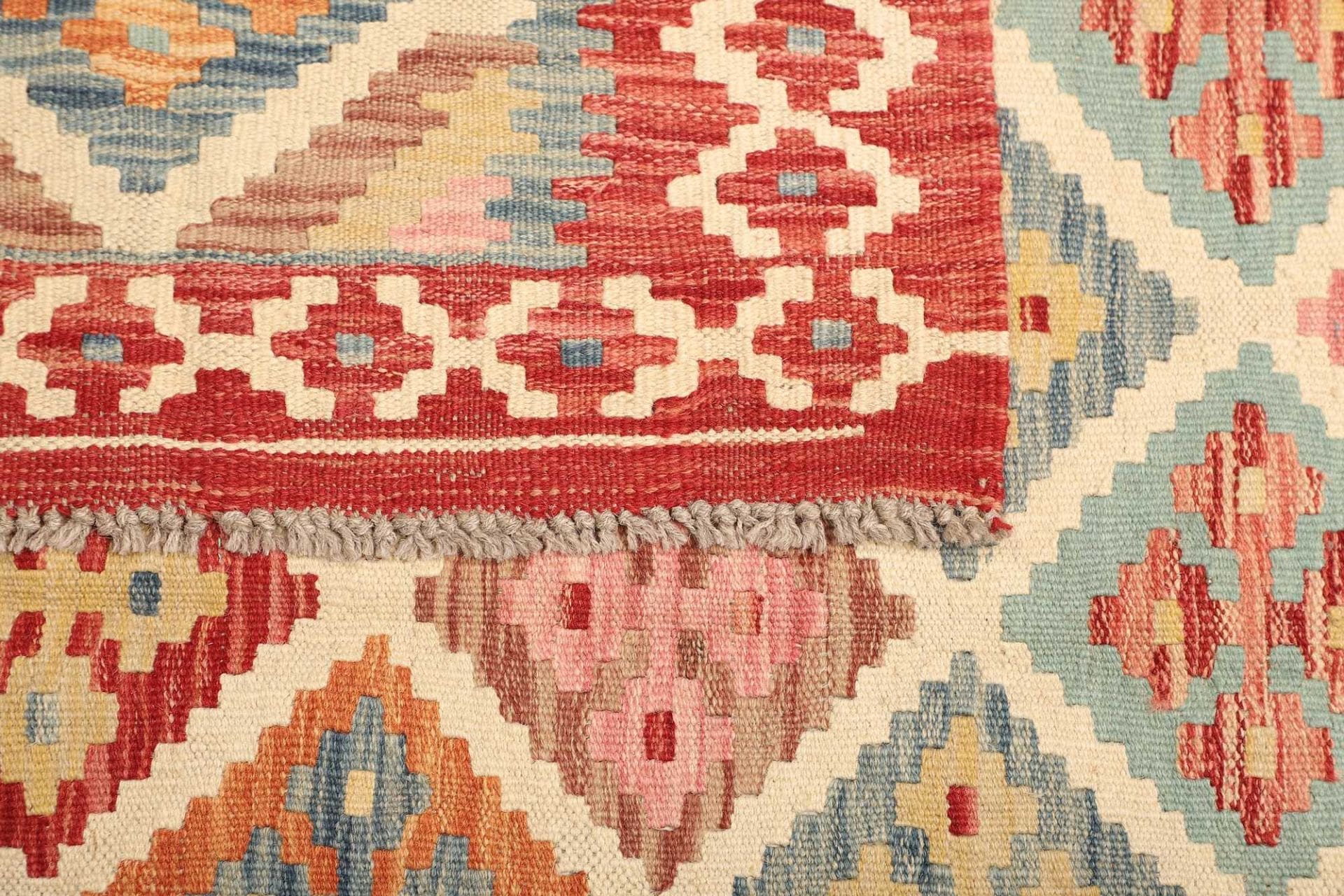 kelim-teppich-161-x-204-cm-handgewebt-rustikales-flair-wolle-4 Kilim Pakistani Rug 161 × 204 cm, Wool, hand-woven