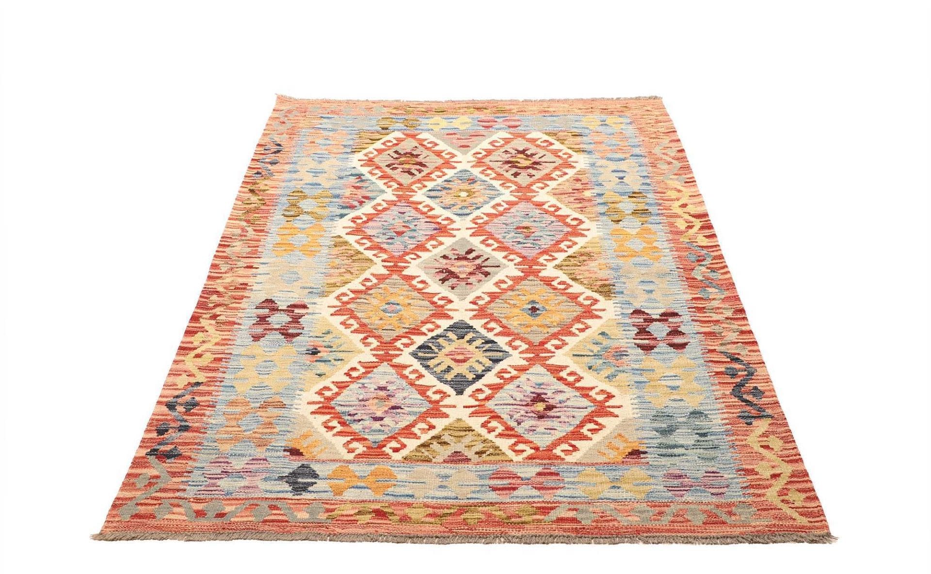 Kilim Pakistani Rug — hand-woven, 132 × 177 cm, Wool
