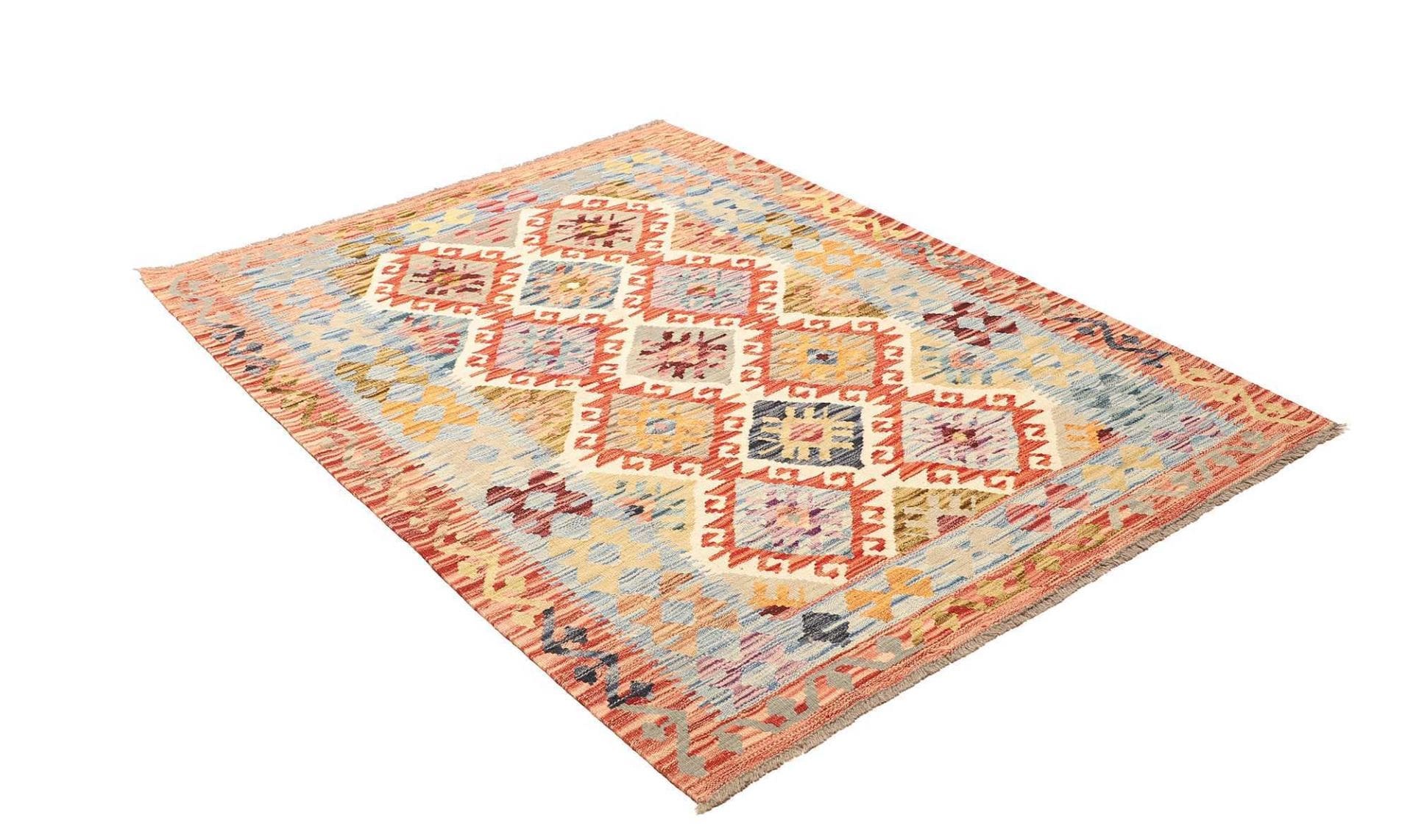 Kilim Pakistani Rug — hand-woven, 132 × 177 cm, Wool