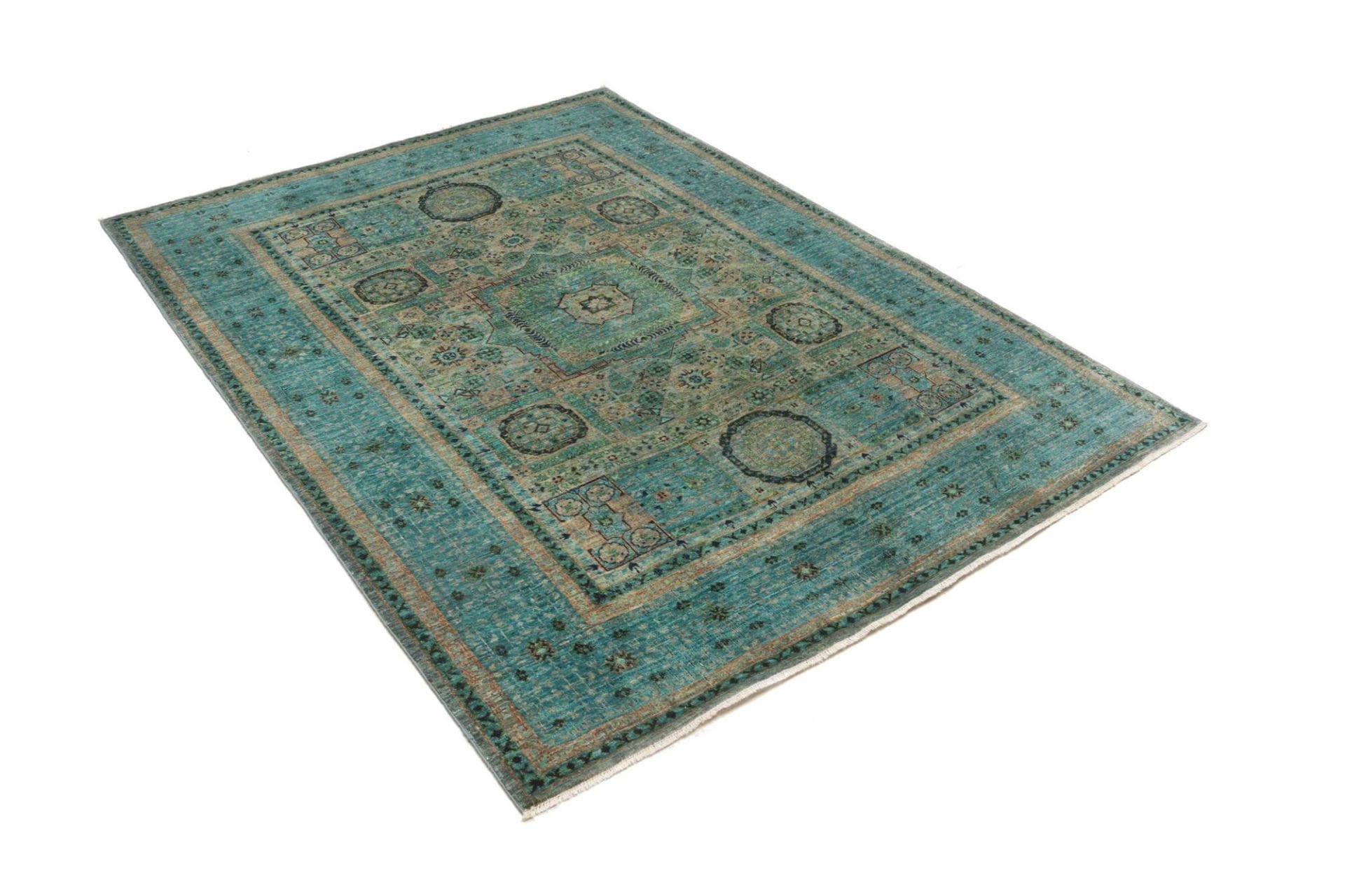 Mamluk Pakistani Rug 149 × 199 cm, Wool, hand-knotted