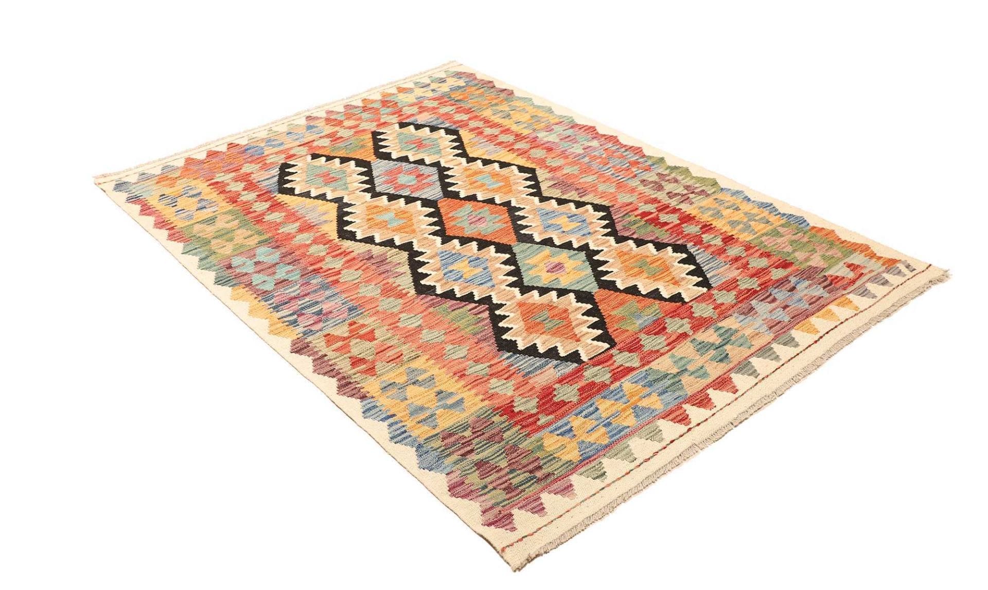 Kilim Pakistani Rug 132 × 176 cm, Wool, hand-woven