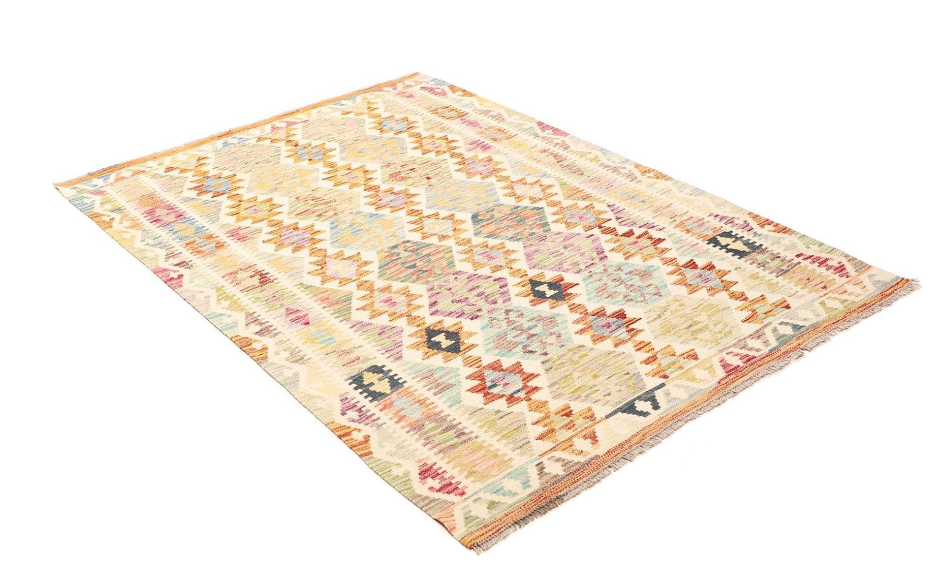 kelim-teppich-132-x-184cm-aus-schurwolle-handgewebt-orientalisch-2 Kilim Pakistani Rug 132 × 184 cm, Wool, hand-woven