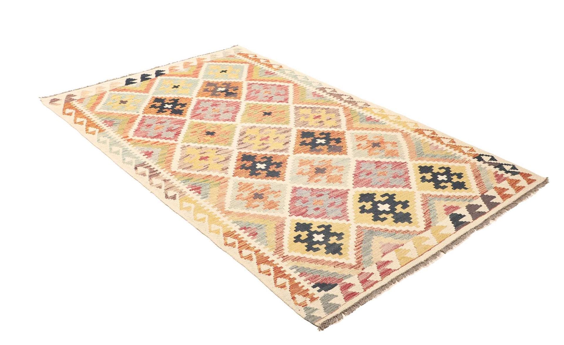 Kilim Pakistani Rug 123 × 197 cm, Wool, hand-woven