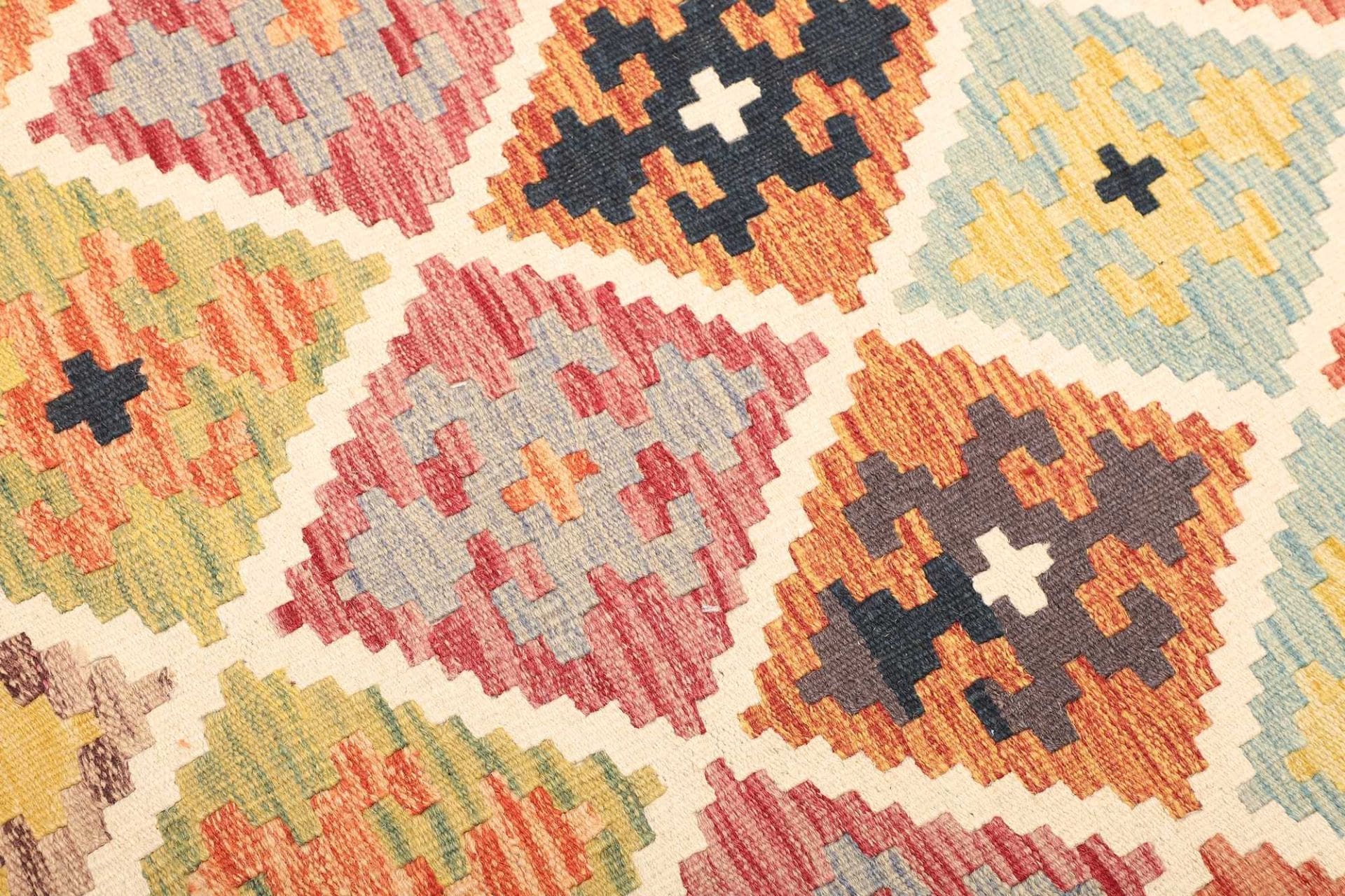 Kilim Pakistani Rug 123 × 197 cm, Wool, hand-woven