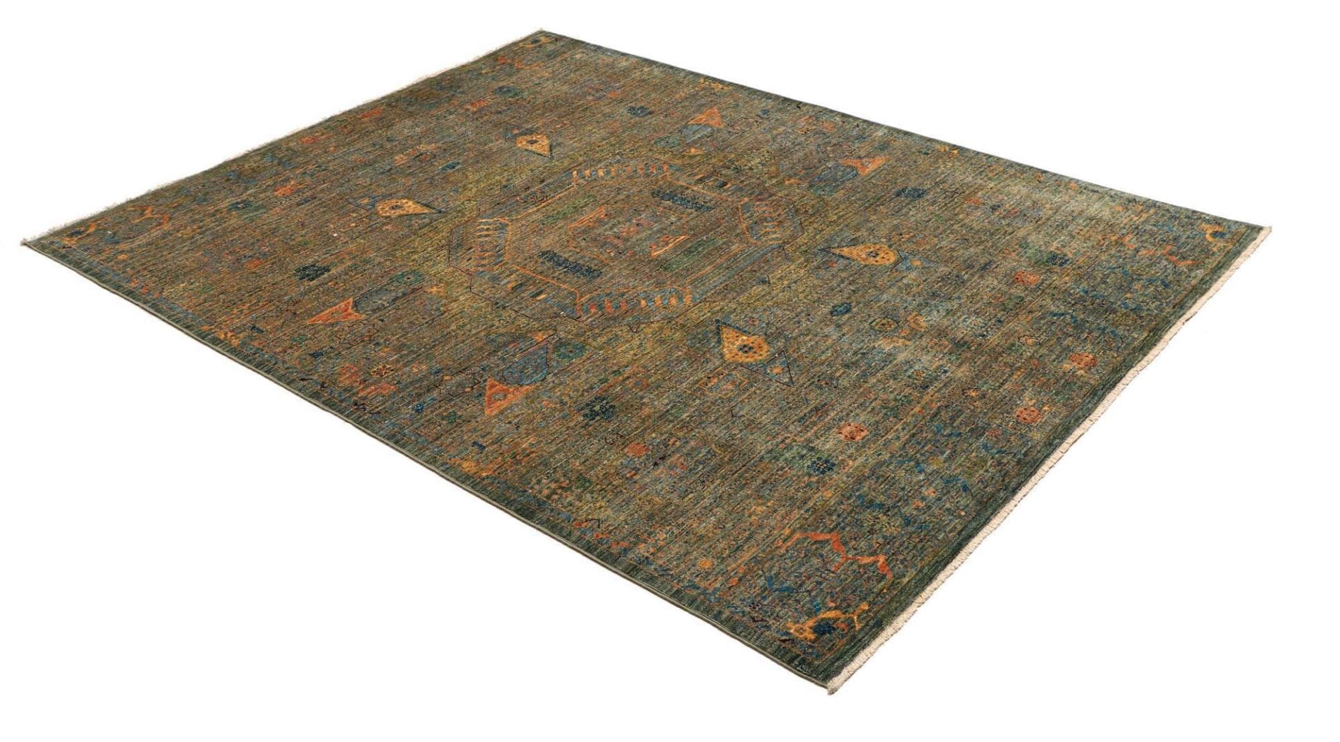 Mamluk Pakistani Rug — hand-knotted, 157 × 202 cm, Wool