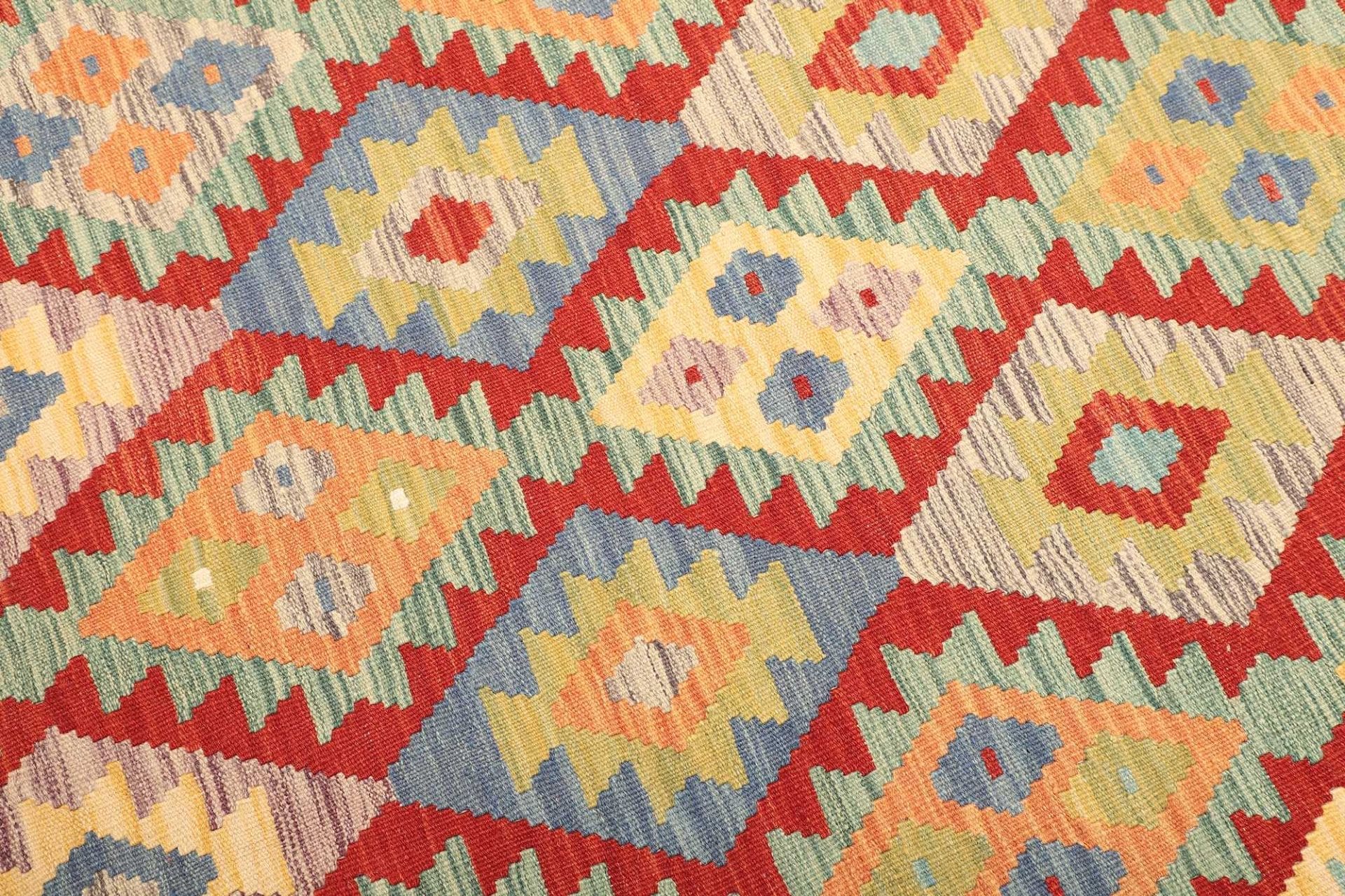 Kilim Pakistani Rug 161 × 194 cm, Wool, hand-woven