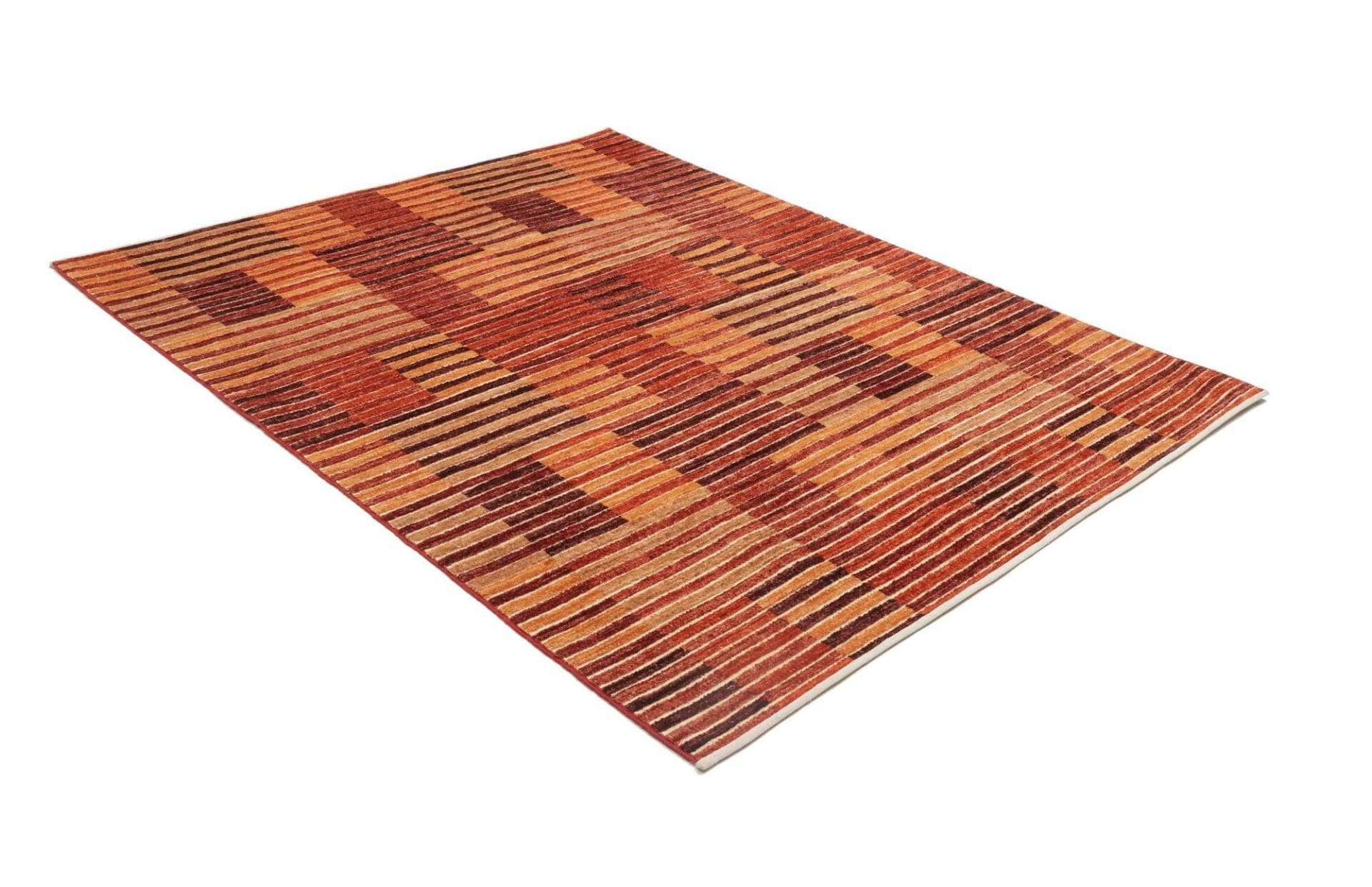 Hand-Knotted Wool Ziegler Pakistani Rug, 155 × 206 cm