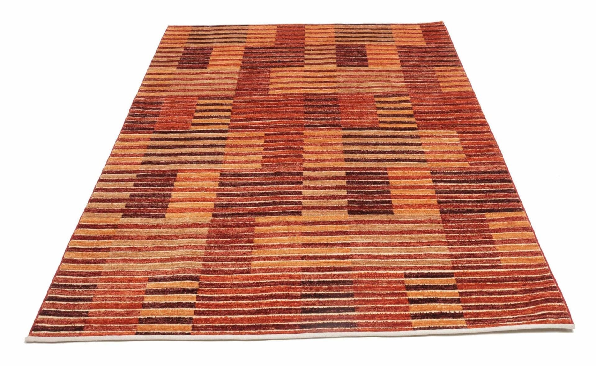 Hand-Knotted Wool Ziegler Pakistani Rug, 155 × 206 cm