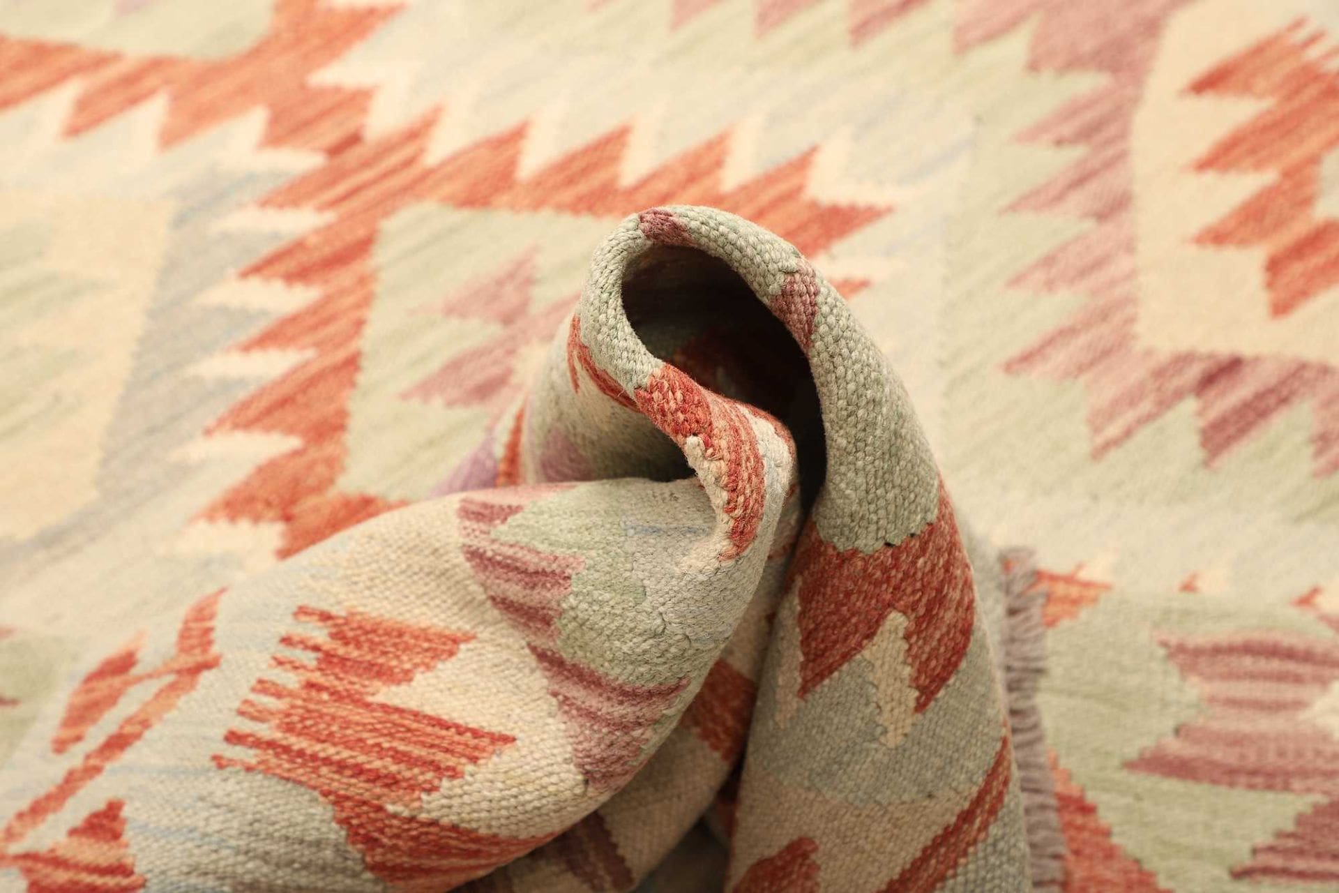 Kilim Pakistani Rug — hand-woven, 156 × 208 cm, Wool
