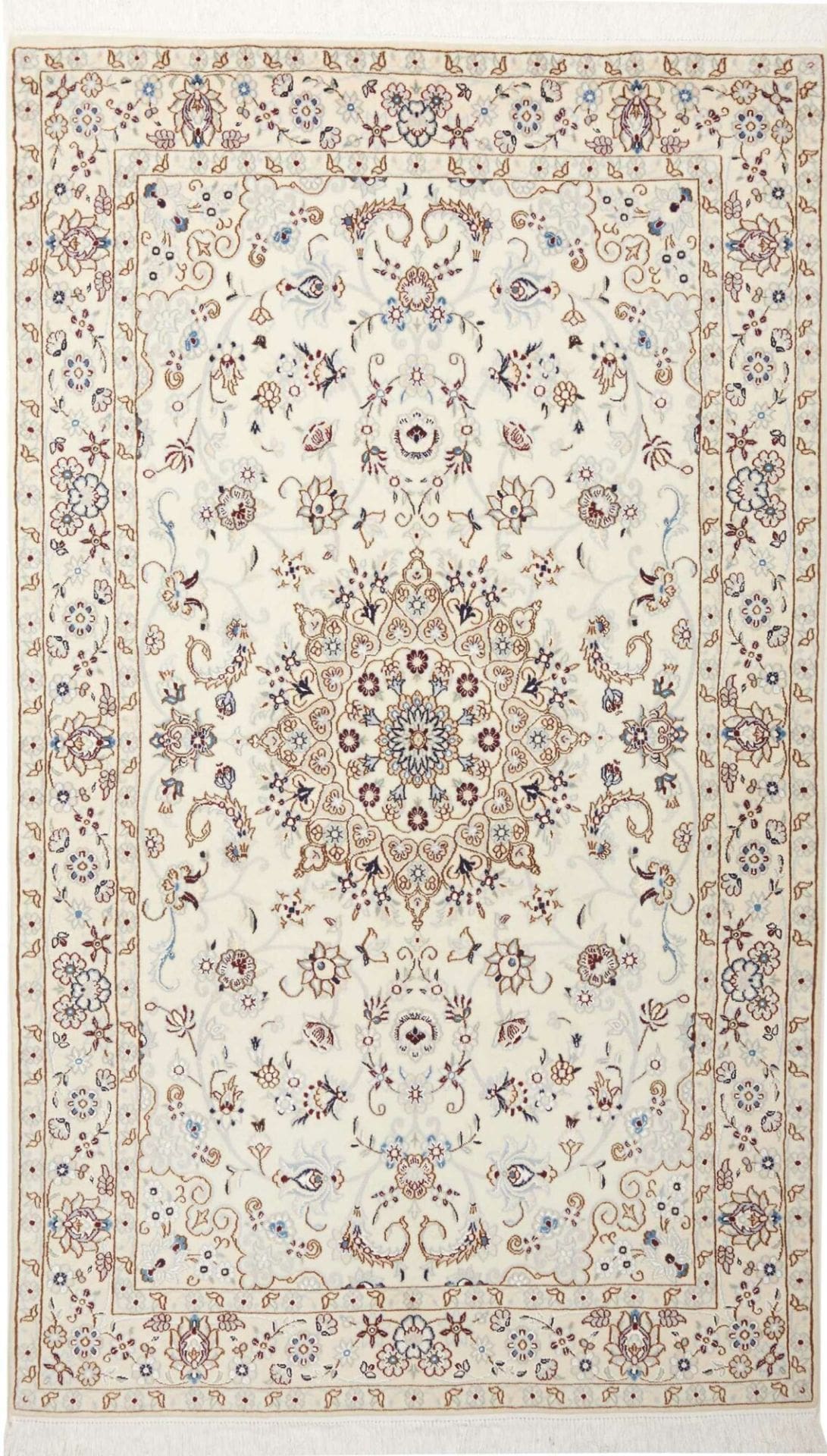 Nain Persian Rug — hand-knotted, 128 × 210 cm, Wool