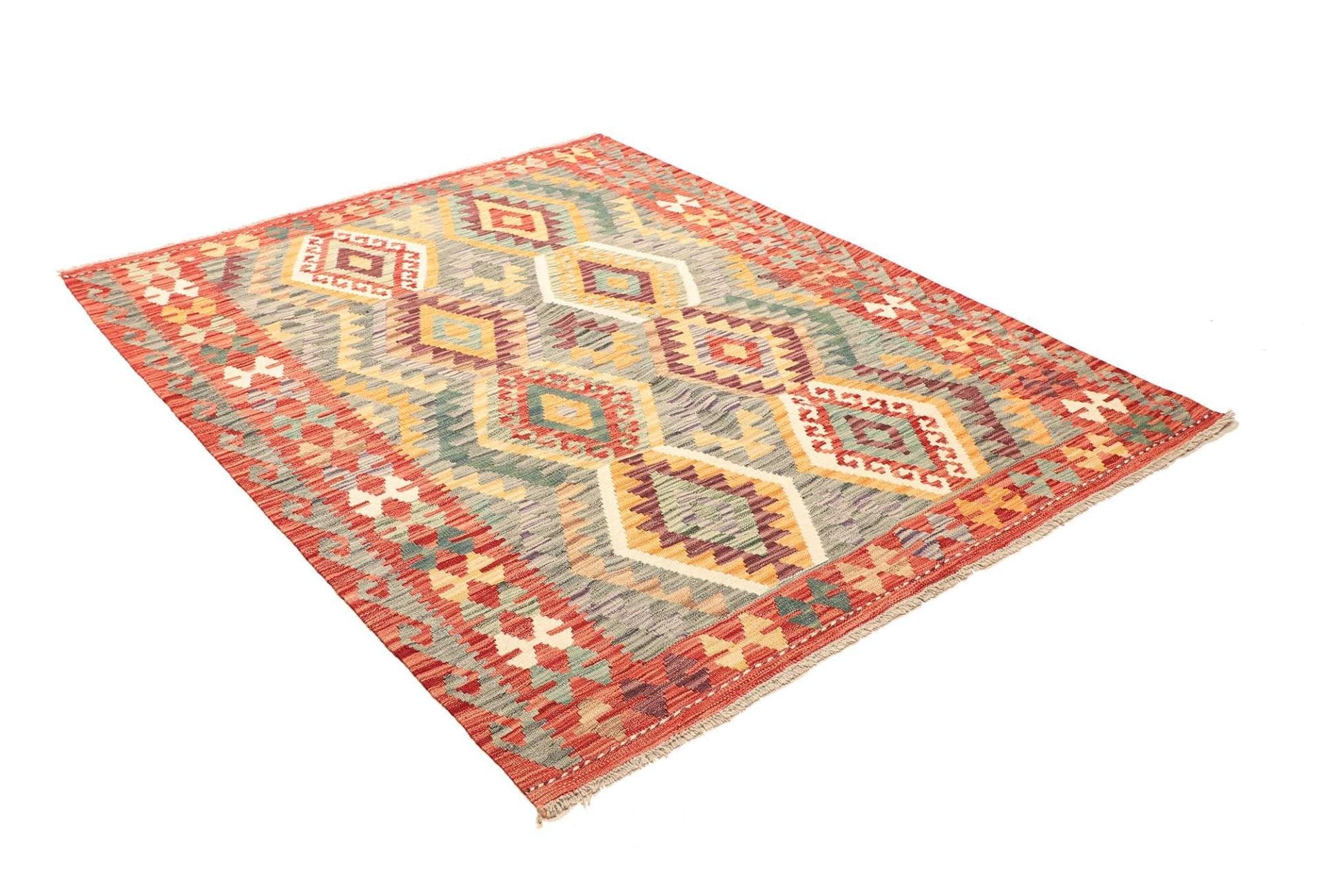 Kilim Pakistani Rug — hand-woven, 161 × 198 cm, Wool