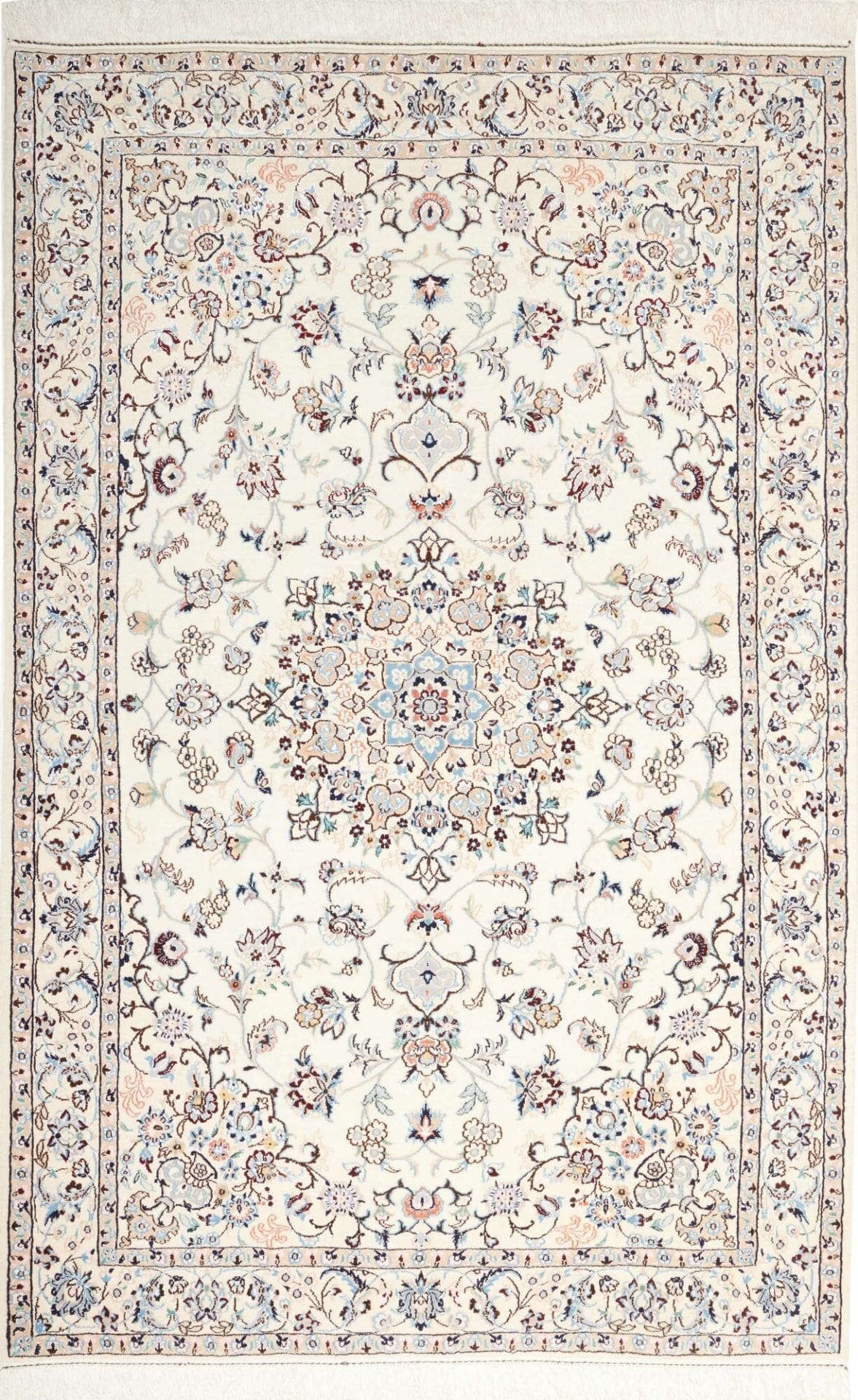 Nain Persian Rug 141 × 214 cm, Wool, hand-knotted