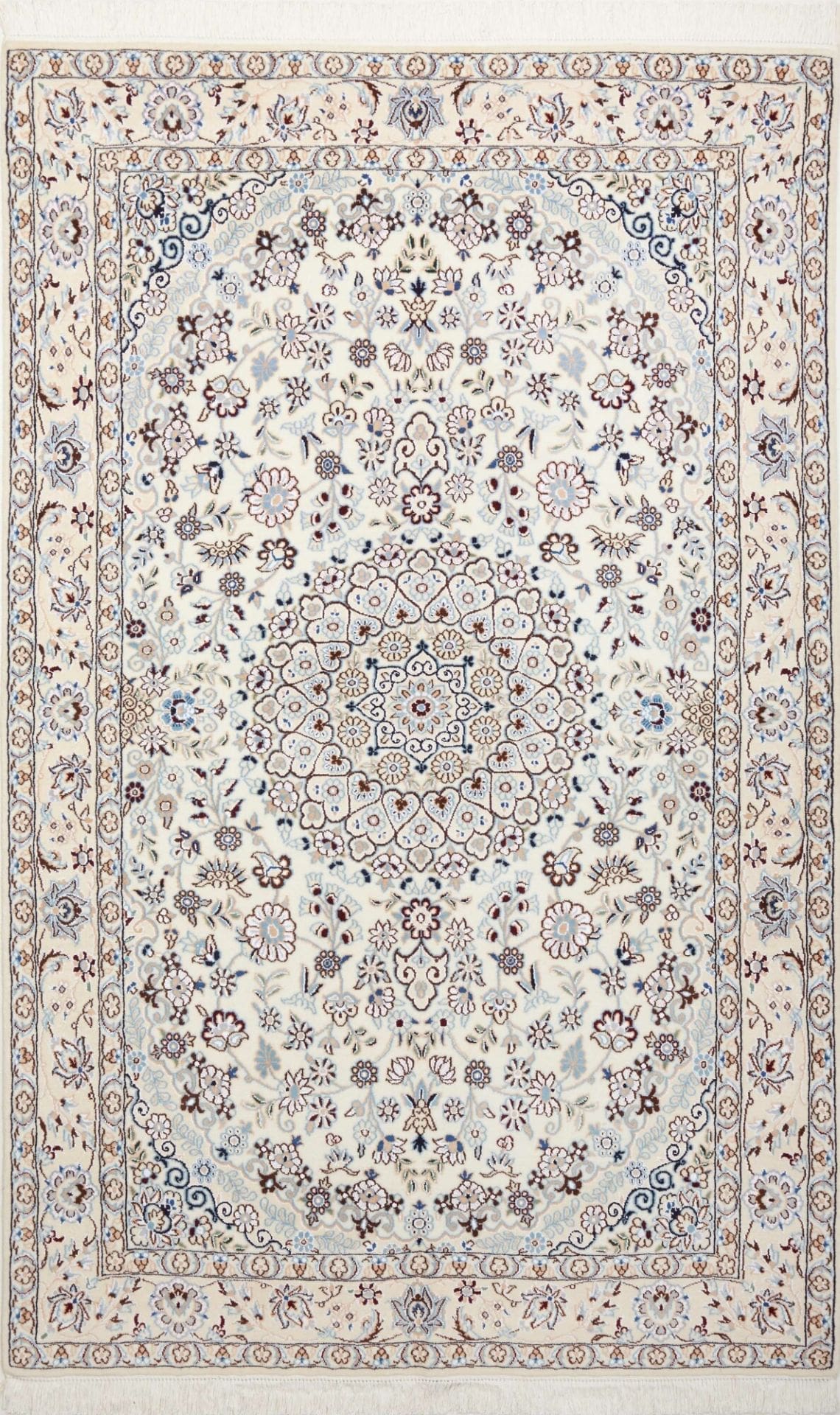Nain Persian Rug 135 × 212 cm, Wool, hand-knotted