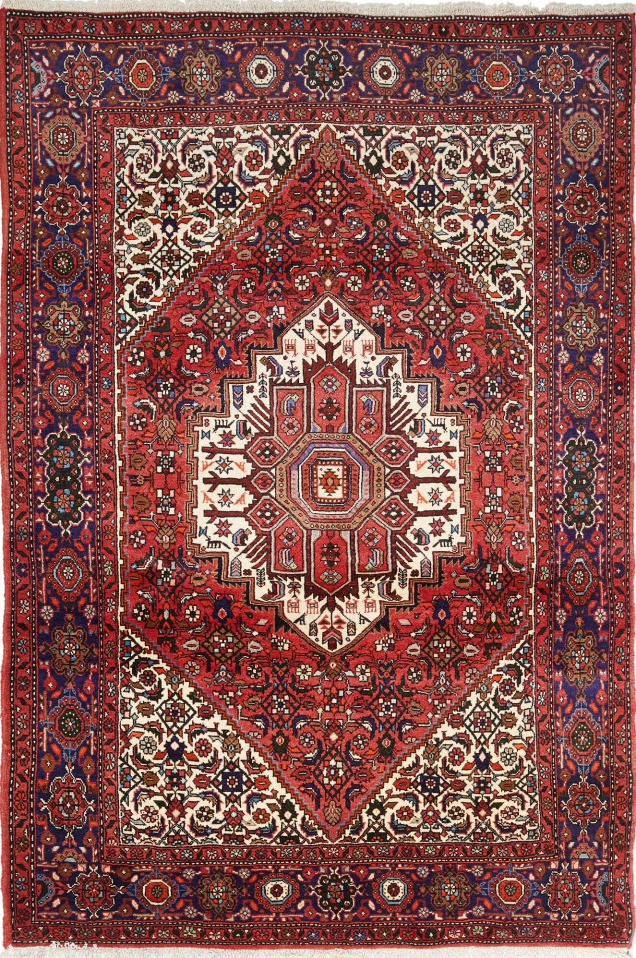 Persian Rug — hand-knotted, 128 × 188 cm, Wool