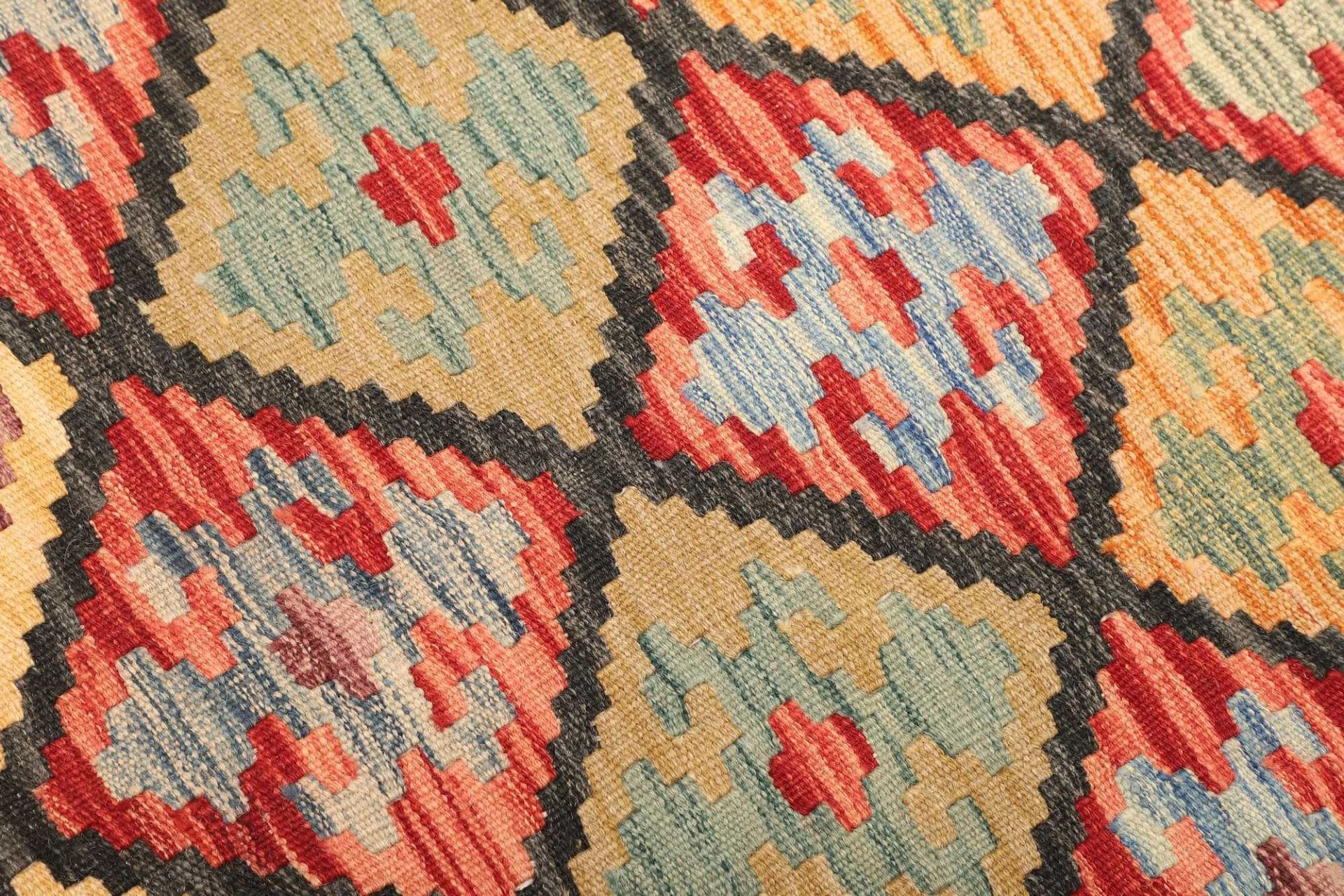 kelim-teppich-128-x-200-cm-handgewebt-rustikales-flair-wolle-3 Kilim Pakistani Rug — hand-woven, 128 × 200 cm, Wool