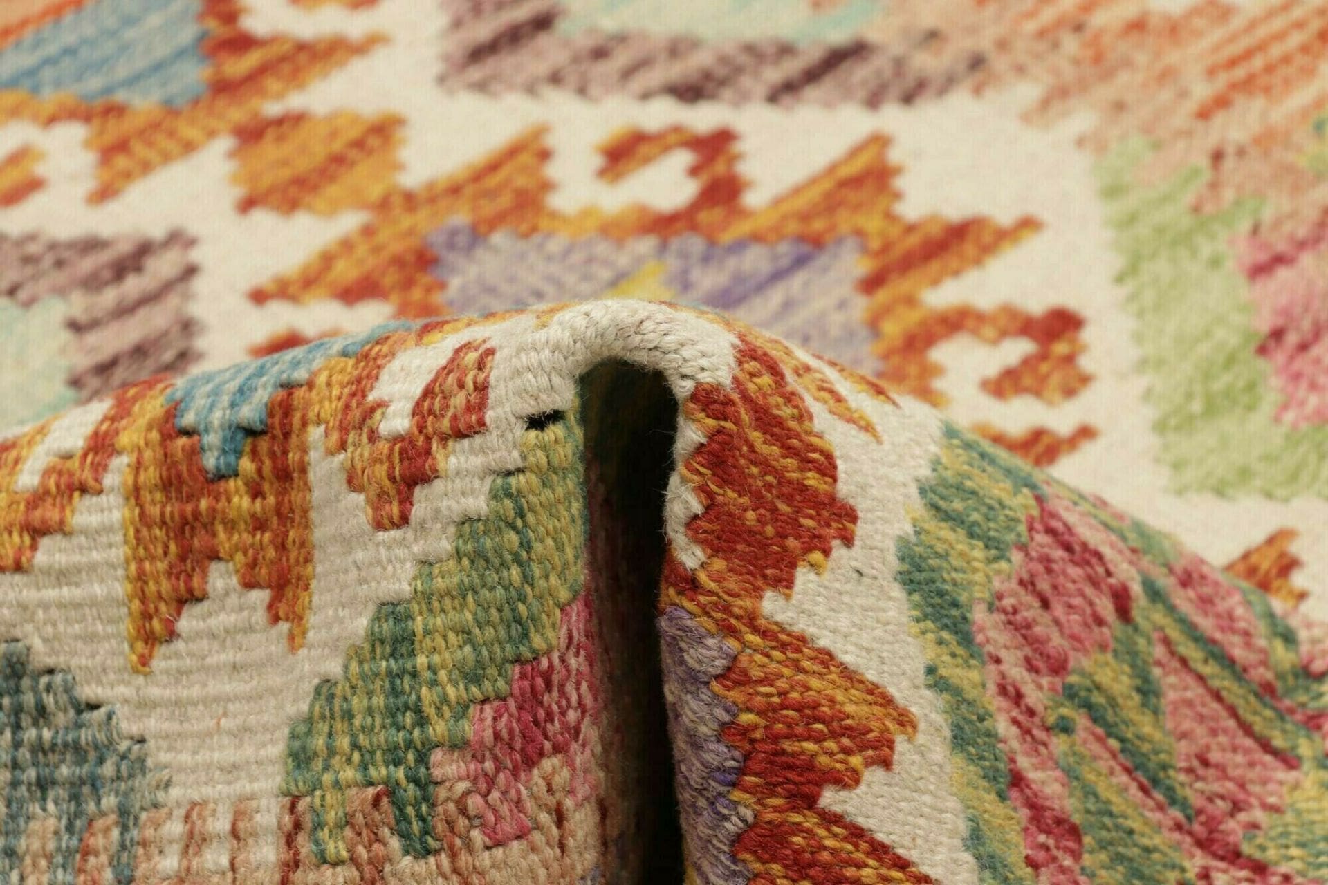 Kilim Pakistani Rug 123 × 179 cm, Wool, hand-woven
