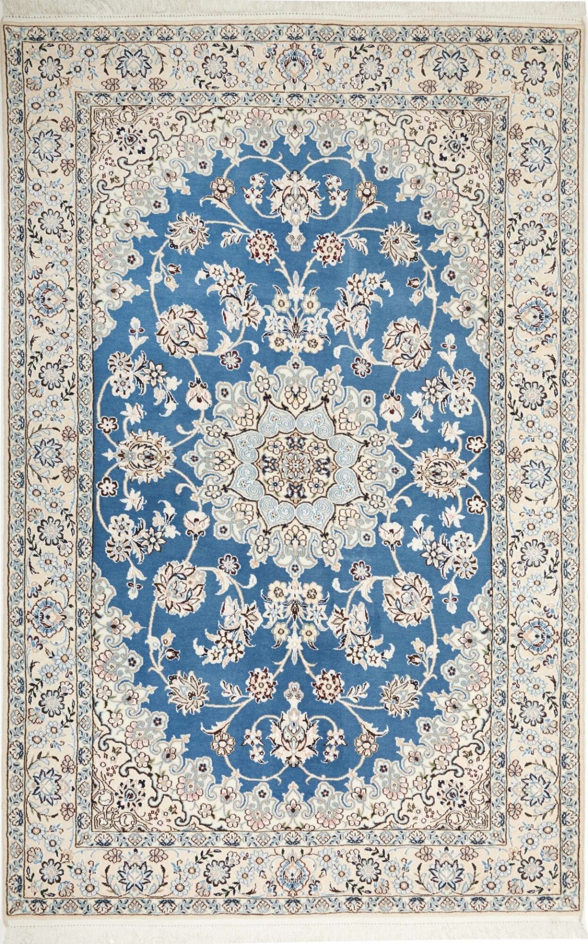 orientteppich-nain-140-x-214cm-handgeknupft-schurwolle-floral Nain Persian Rug 140 × 214 cm, Wool, hand-knotted