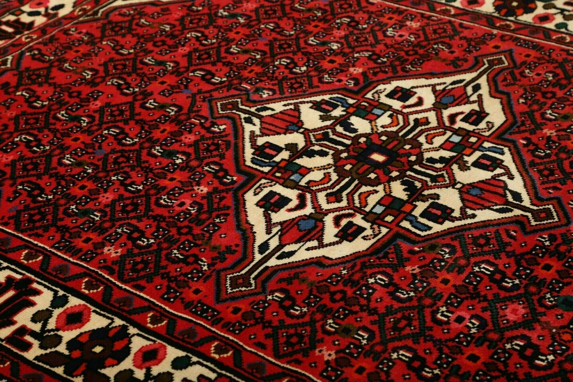 hamadan-teppich-149-x-198-cm-herati-muster-handgeknupft-6 Hamadan Herati Persian Rug — hand-knotted, 149 × 198 cm, Wool