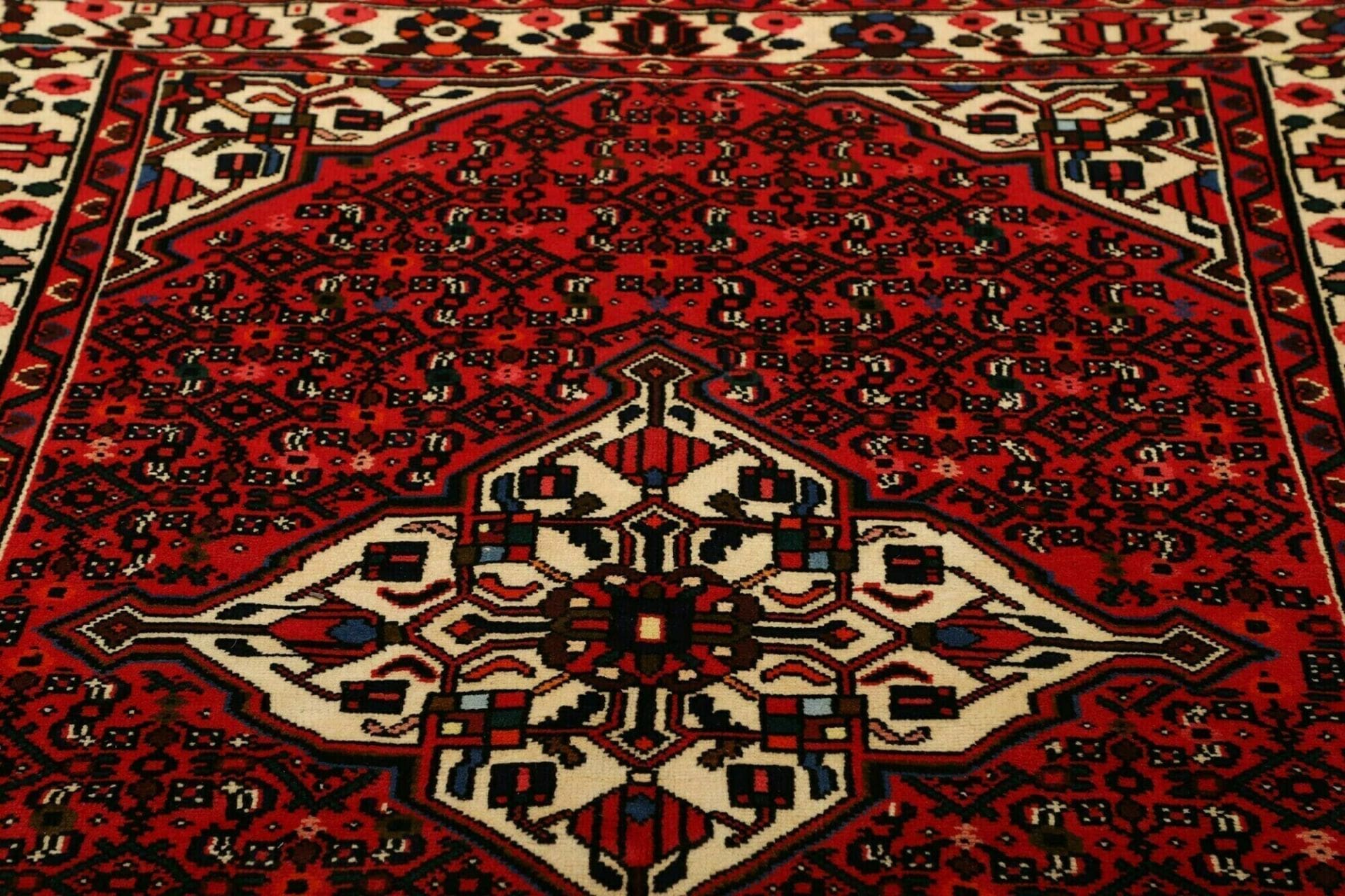 hamadan-teppich-149-x-198-cm-herati-muster-handgeknupft-7 Hamadan Herati Persian Rug — hand-knotted, 149 × 198 cm, Wool