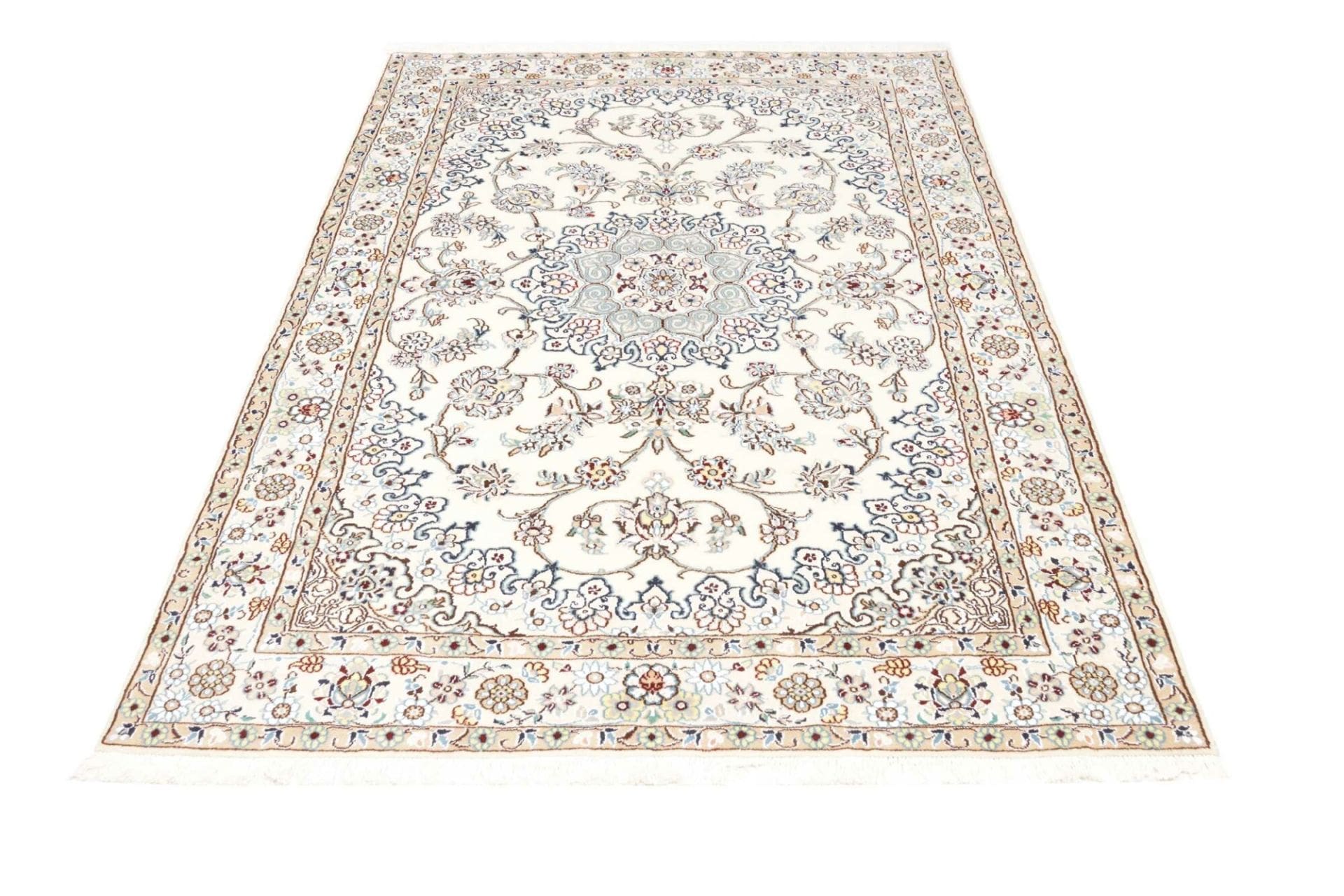Nain Persian Rug 141 × 204 cm, Wool, hand-knotted