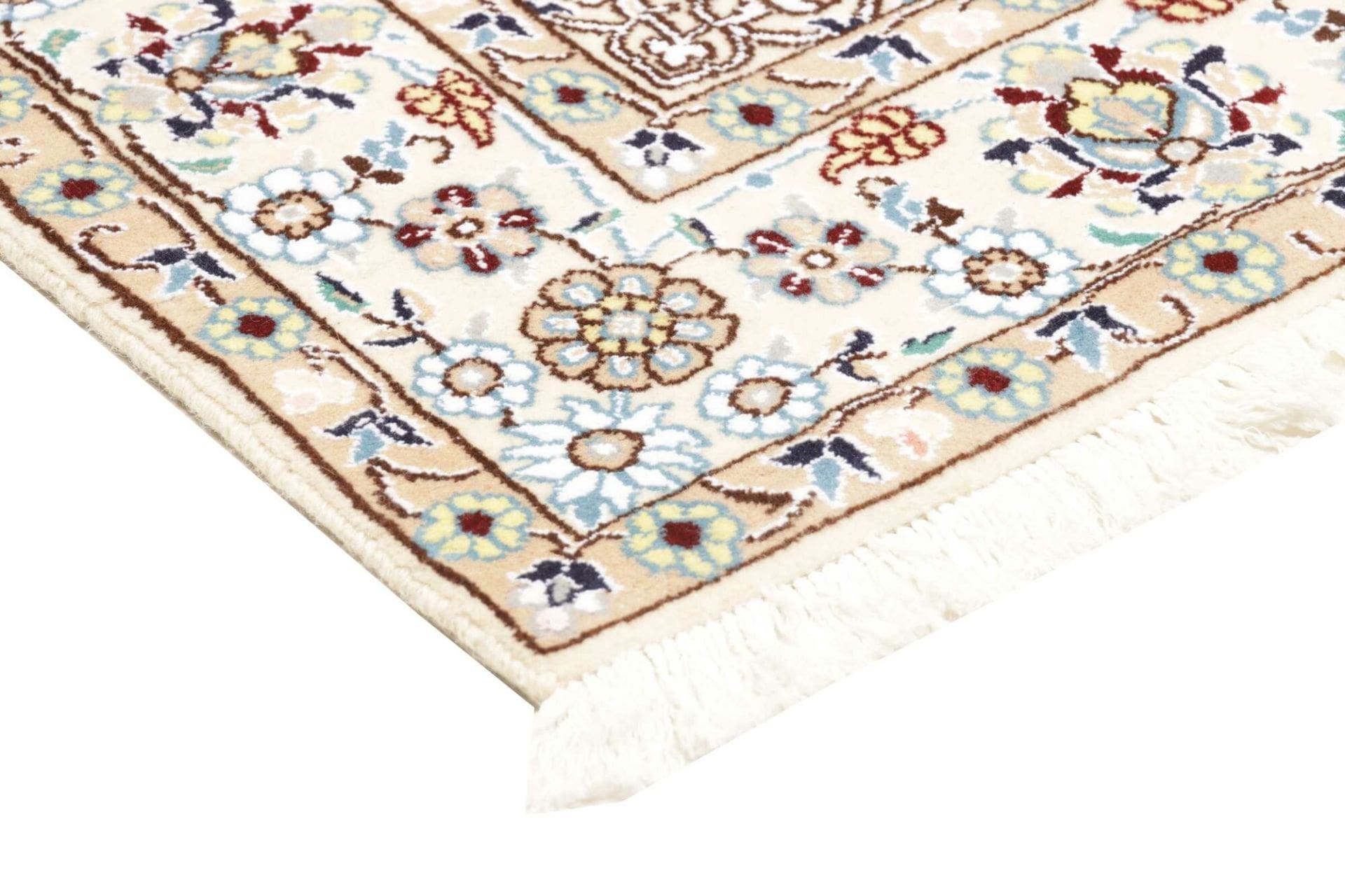 Nain Persian Rug 141 × 204 cm, Wool, hand-knotted