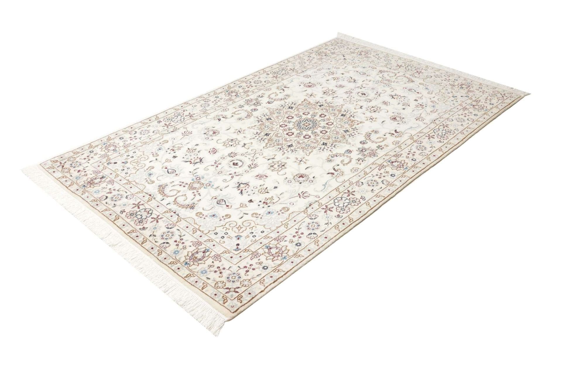 Nain Persian Rug — hand-knotted, 128 × 210 cm, Wool