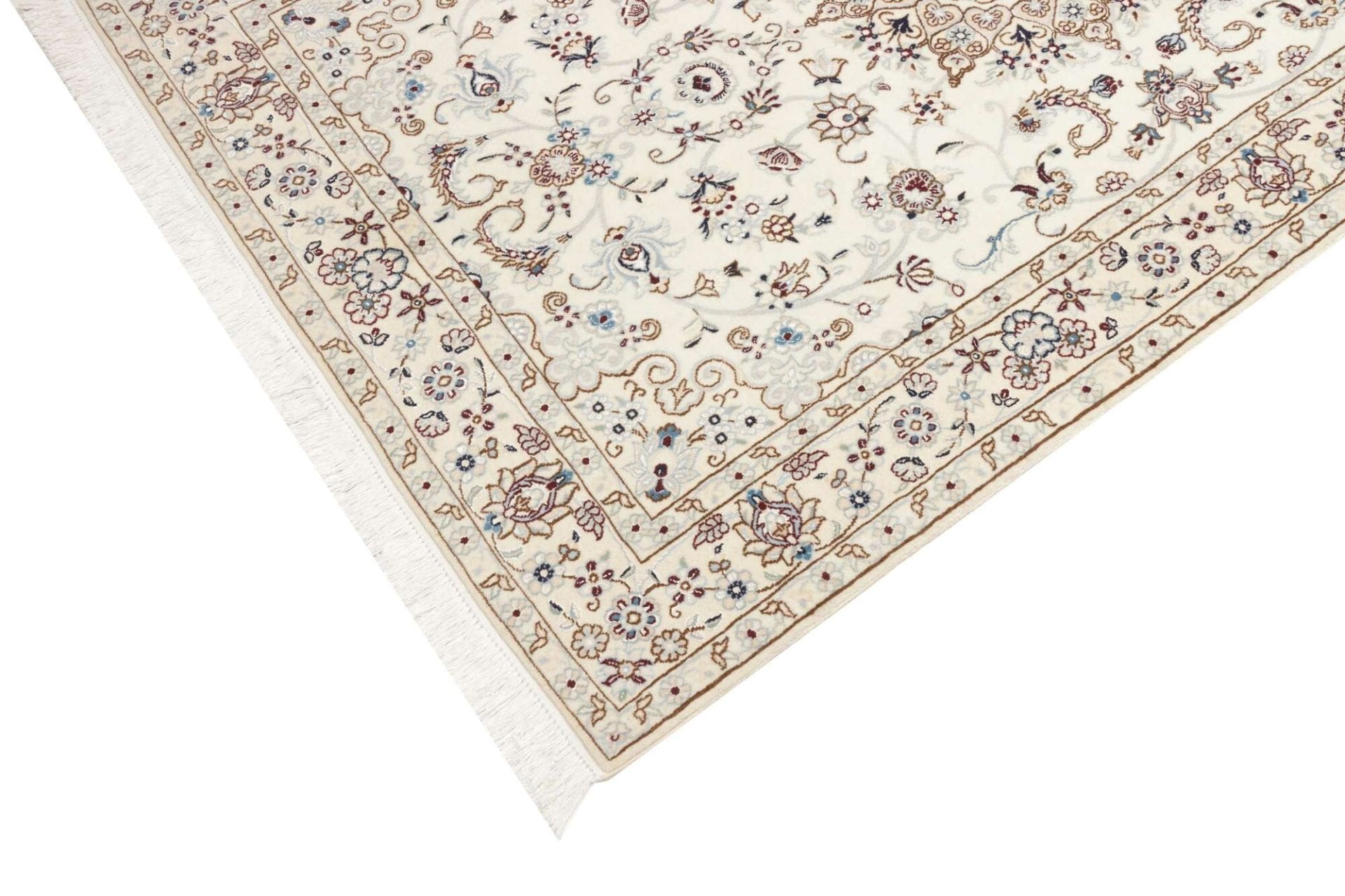 Nain Persian Rug — hand-knotted, 128 × 210 cm, Wool