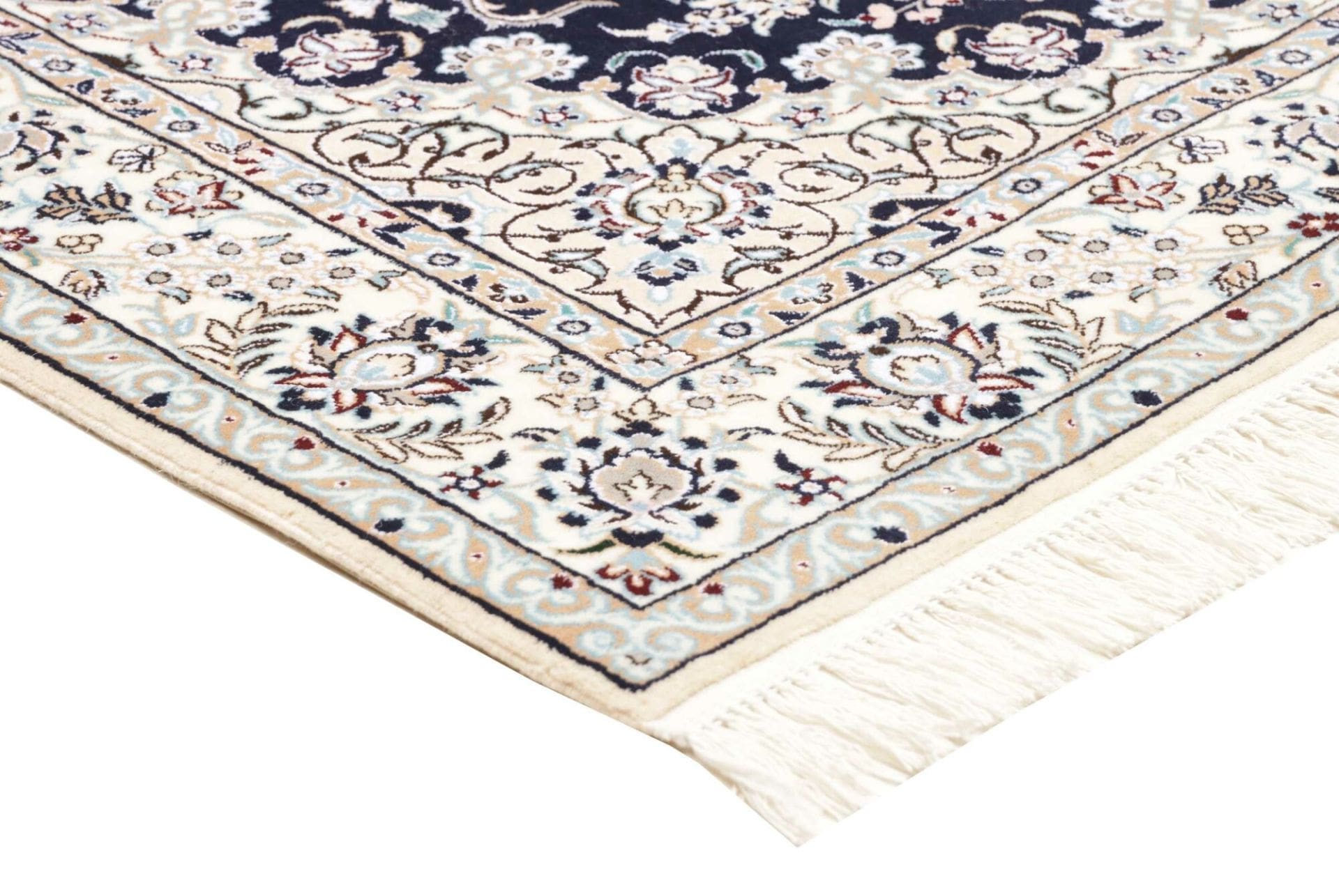 Hand-Knotted Wool Nain Persian Rug, 128 × 190 cm