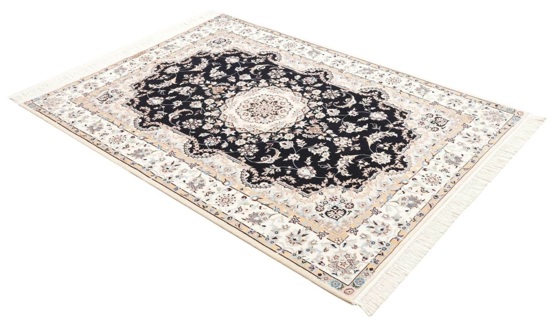Nain Persian Rug — hand-knotted, 129 × 175 cm, Wool