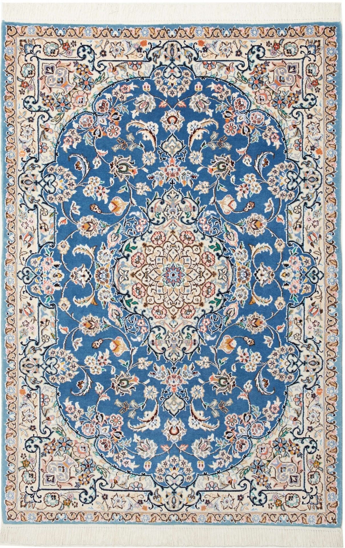 Nain Persian Rug 107 × 156 cm, Wool, hand-knotted
