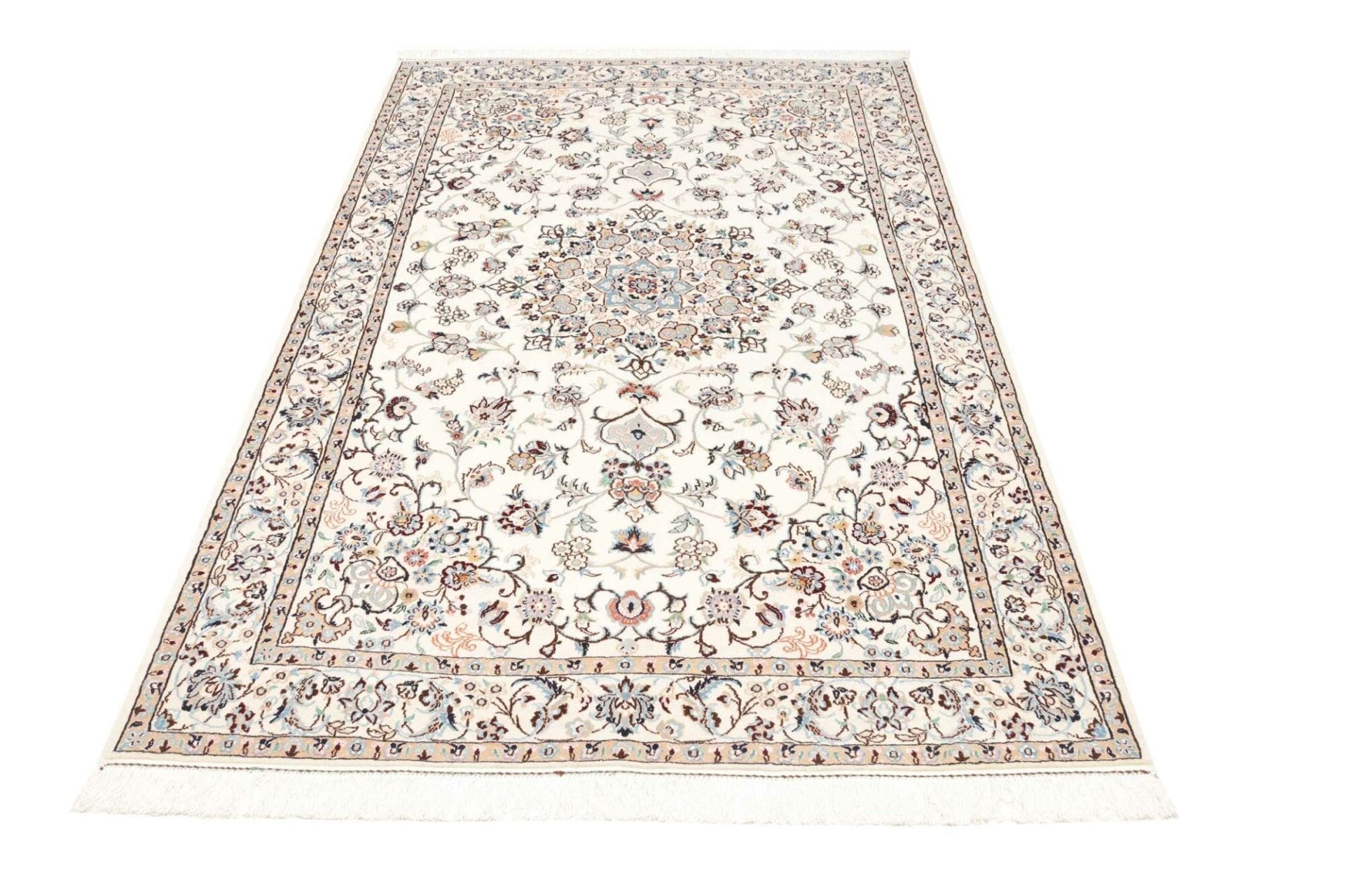 Nain Persian Rug 141 × 214 cm, Wool, hand-knotted