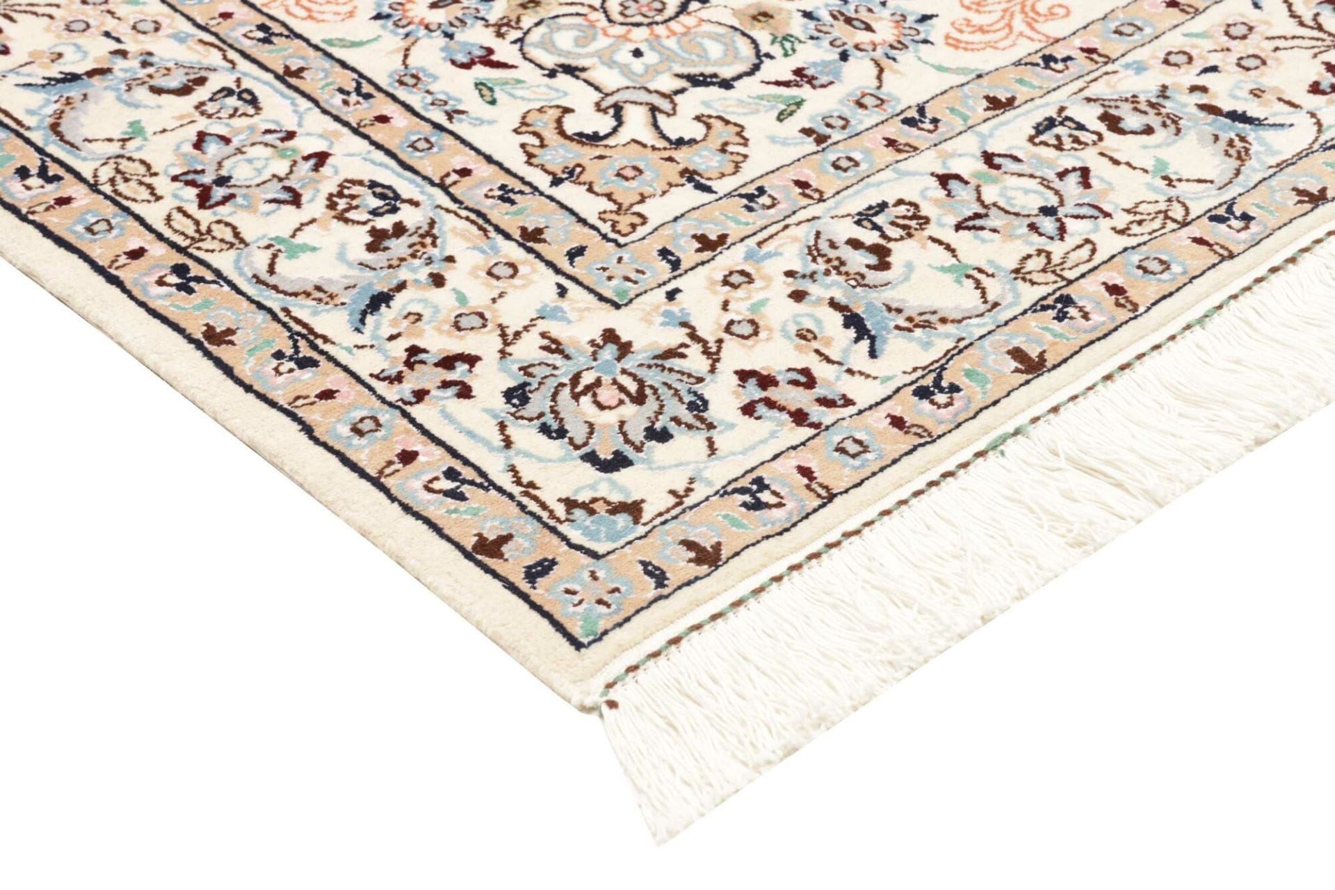 Nain Persian Rug 141 × 214 cm, Wool, hand-knotted