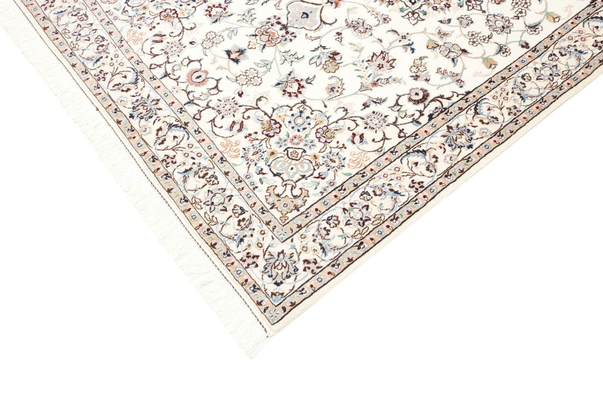 Nain Persian Rug 141 × 214 cm, Wool, hand-knotted