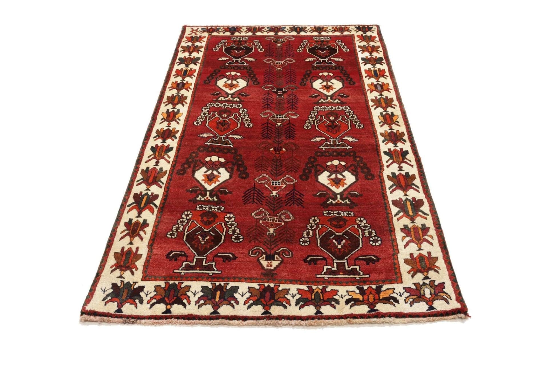 Qashqai Persian Rug — hand-knotted, 125 × 210 cm, Wool