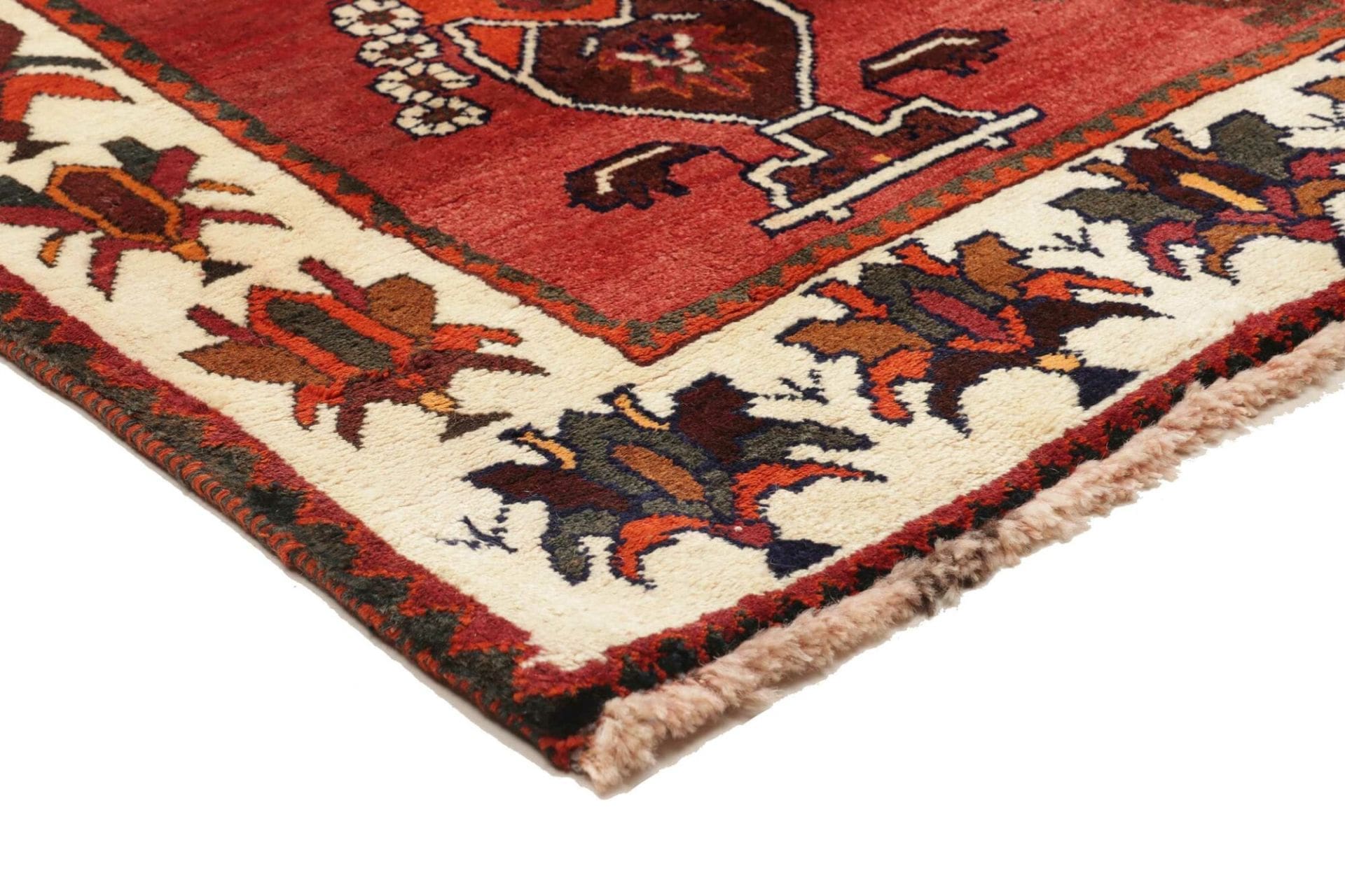 Qashqai Persian Rug — hand-knotted, 125 × 210 cm, Wool
