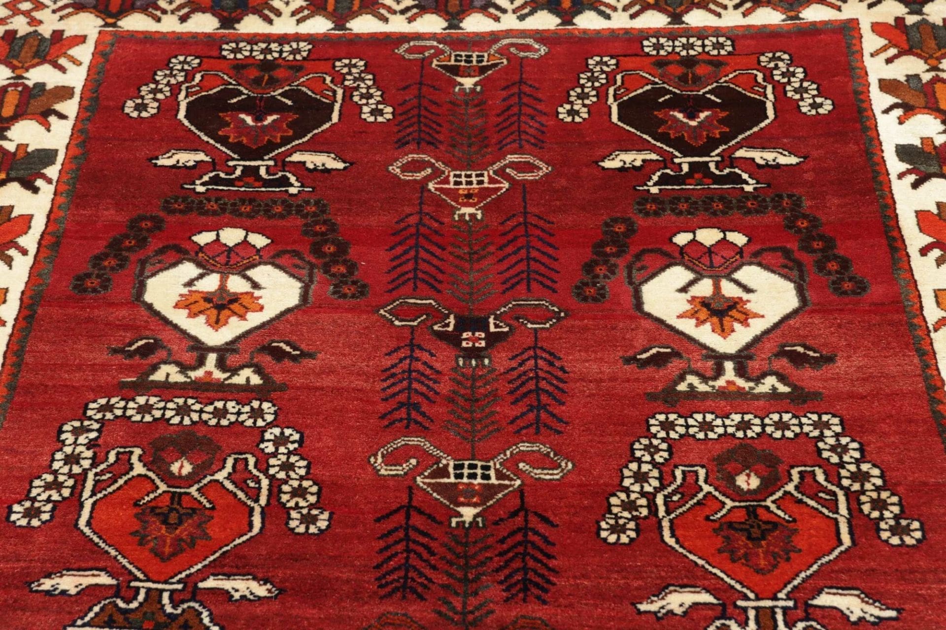 Qashqai Persian Rug — hand-knotted, 125 × 210 cm, Wool