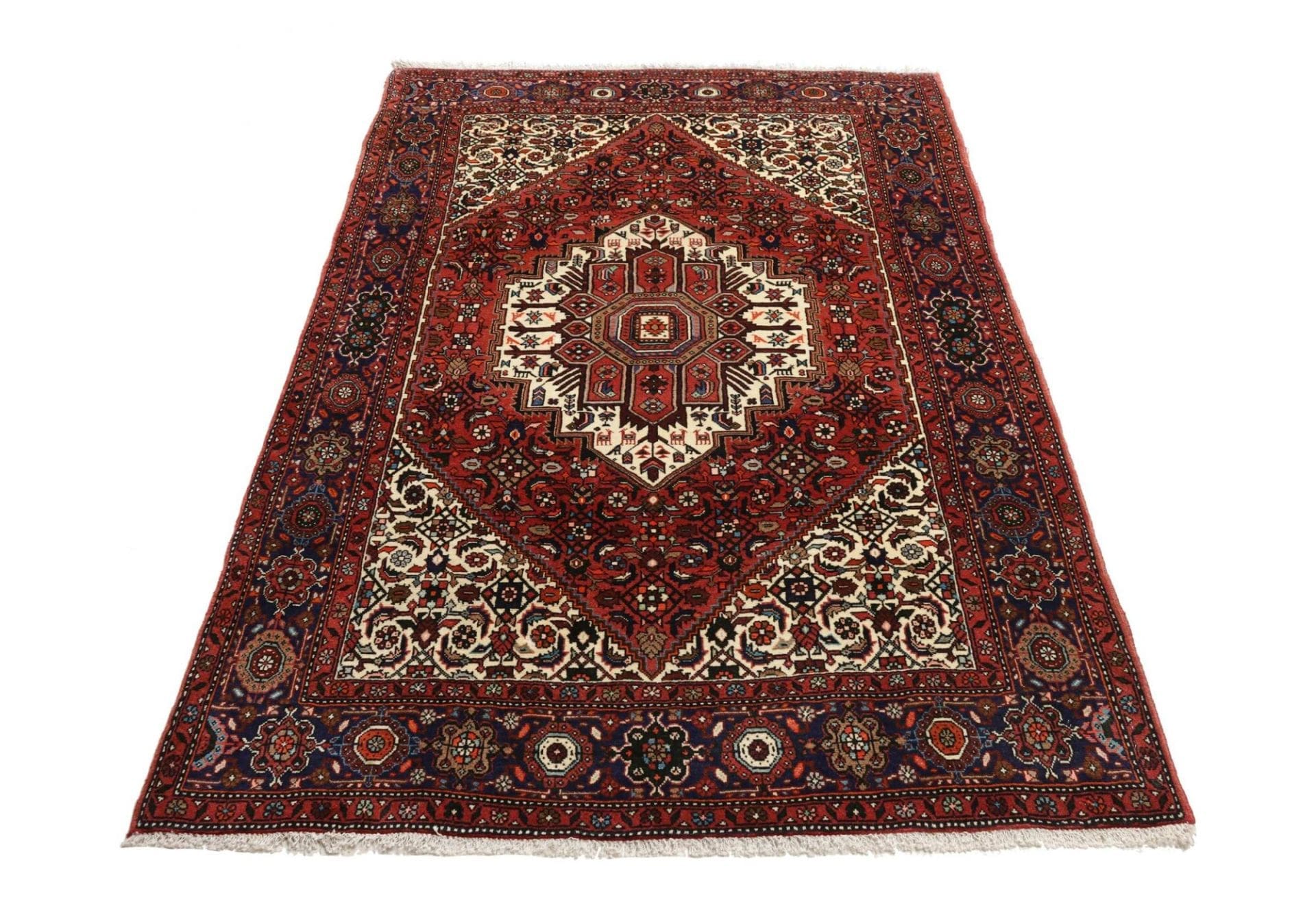 Persian Rug — hand-knotted, 128 × 188 cm, Wool