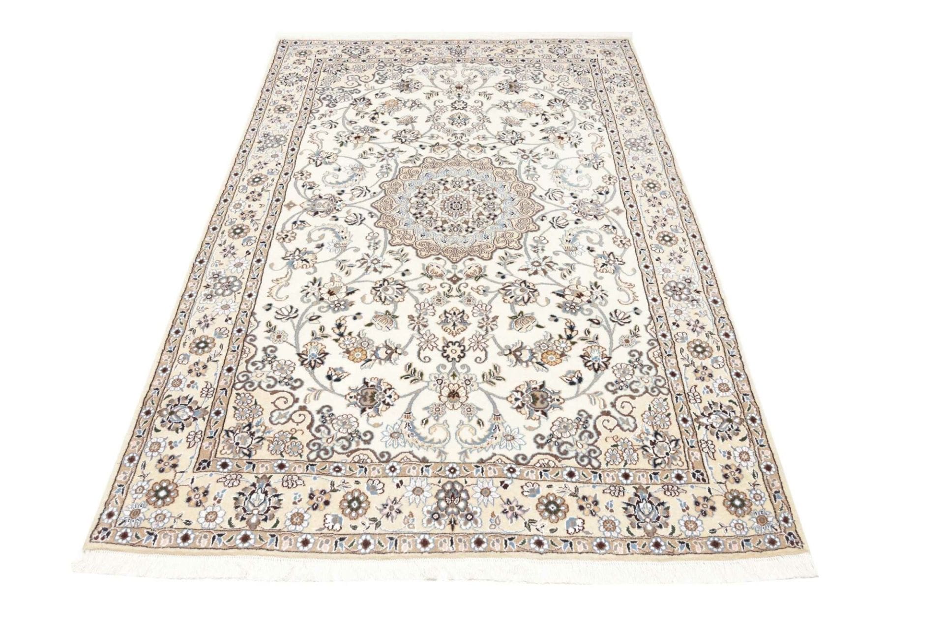 Nain Persian Rug 136 × 210 cm, Wool, hand-knotted