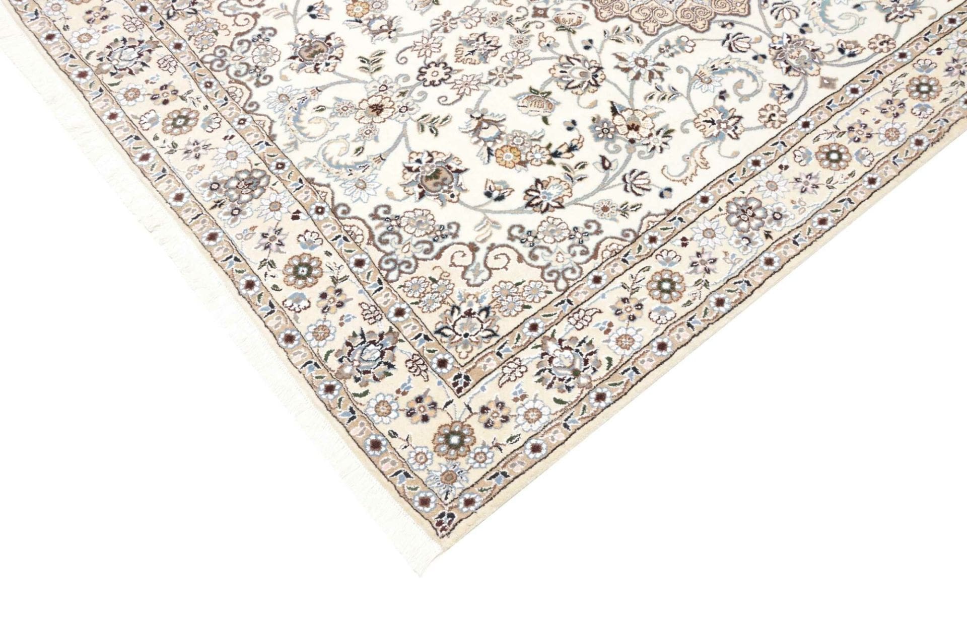 Nain Persian Rug 136 × 210 cm, Wool, hand-knotted