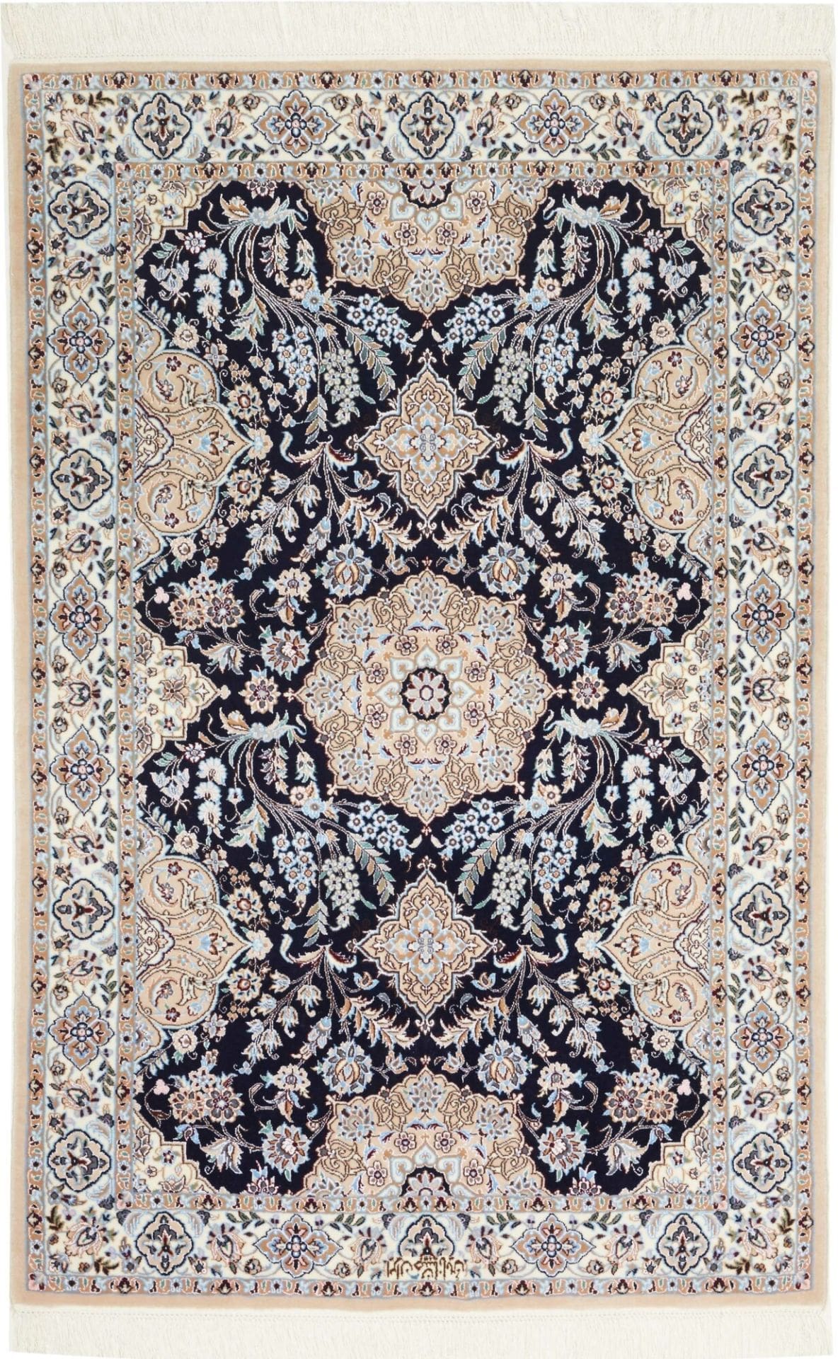 Nain Persian Rug 107 × 158 cm, Wool, hand-knotted