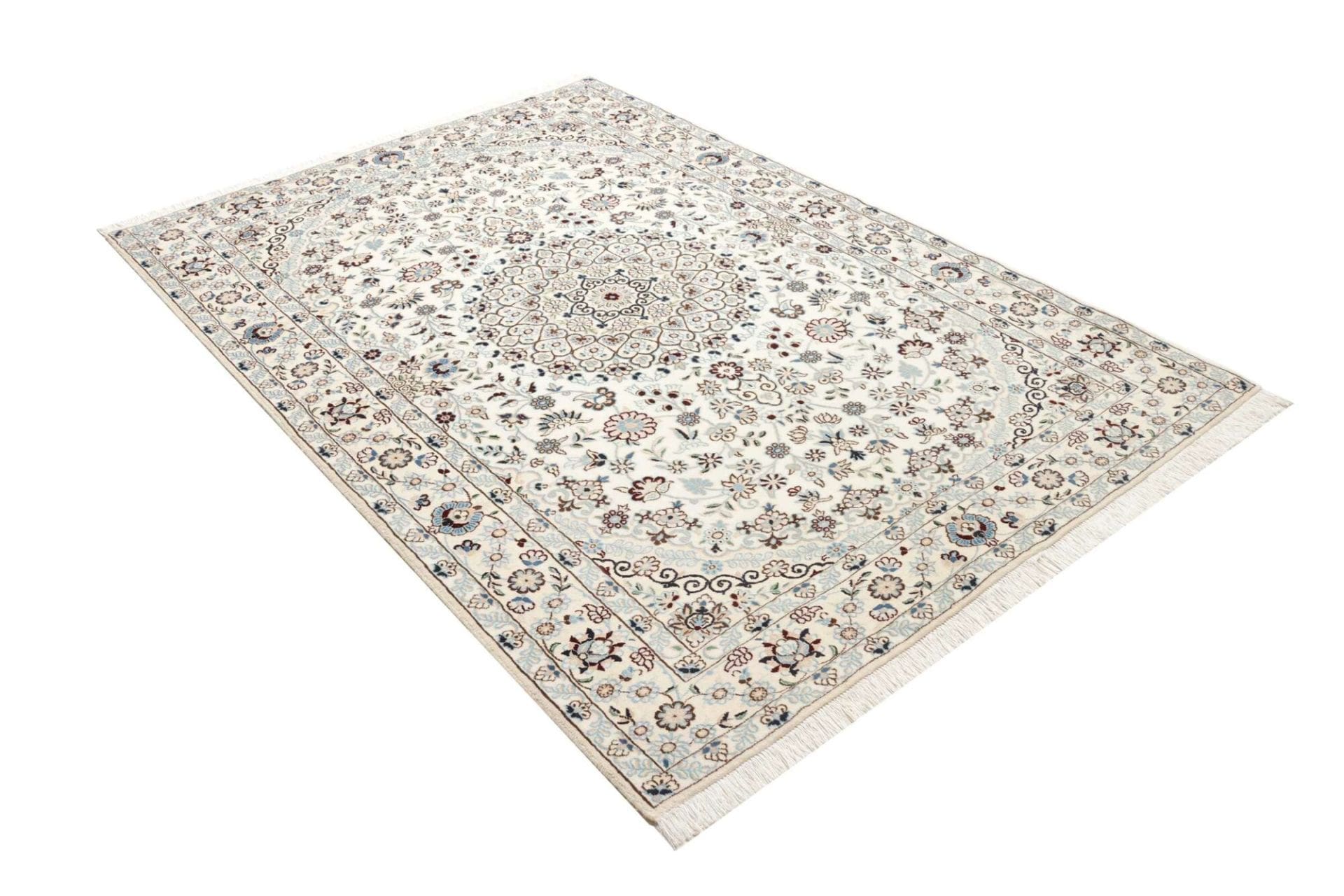 Nain Persian Rug 133 × 213 cm, Wool, hand-knotted
