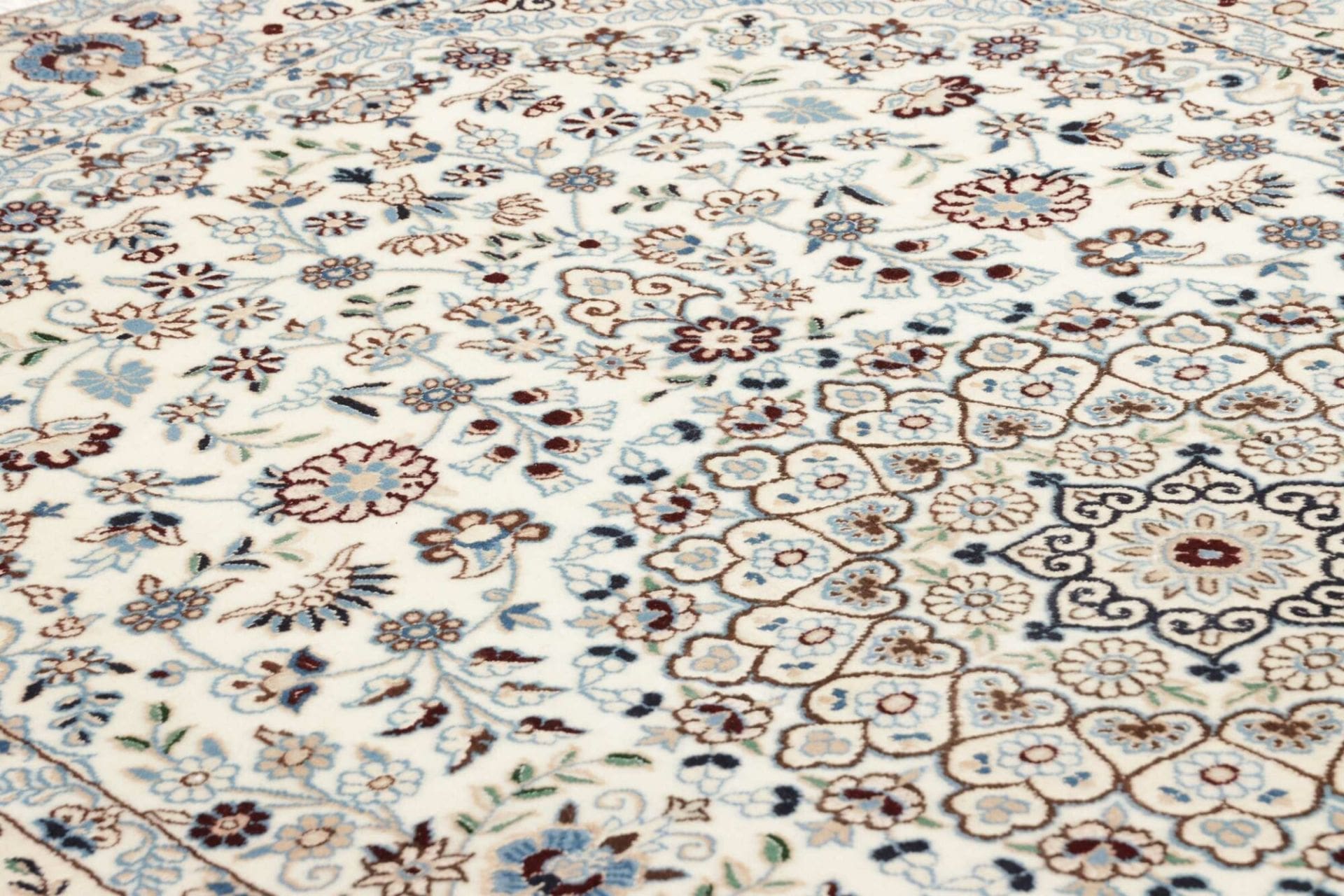 Nain Persian Rug 133 × 213 cm, Wool, hand-knotted