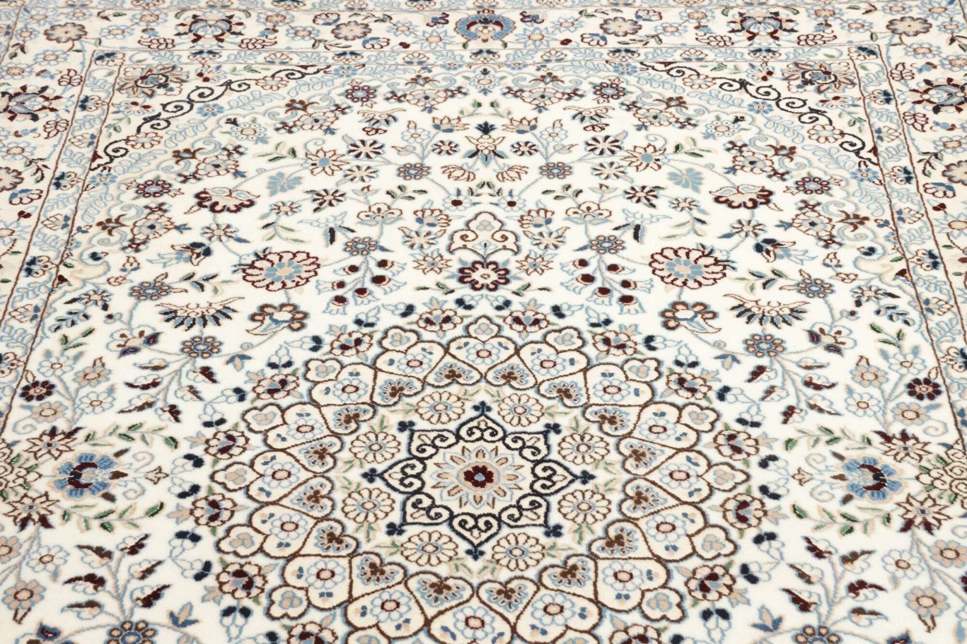Nain Persian Rug 133 × 213 cm, Wool, hand-knotted