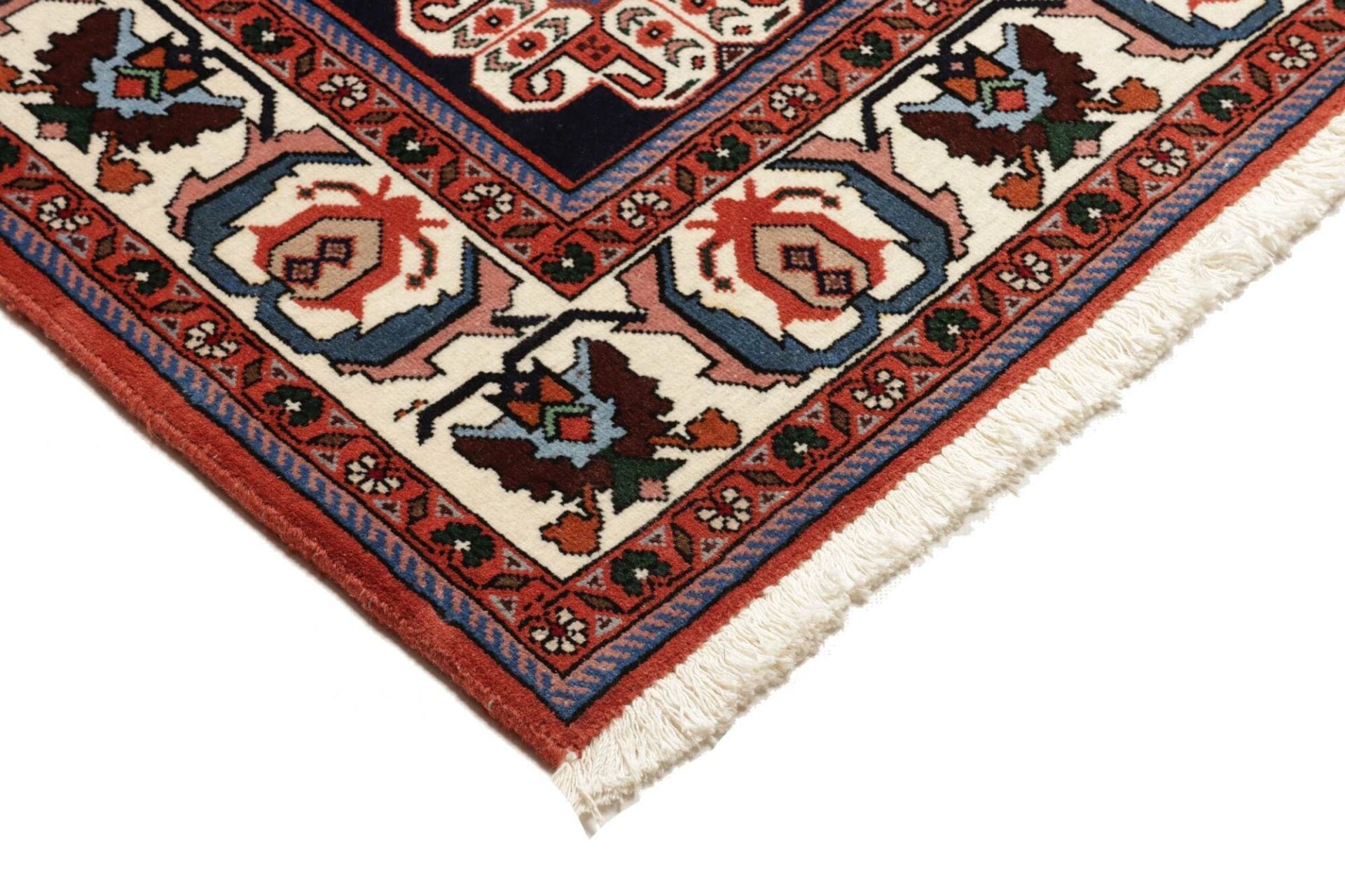 Hand-Knotted Wool Persian Rug, 152 × 201 cm