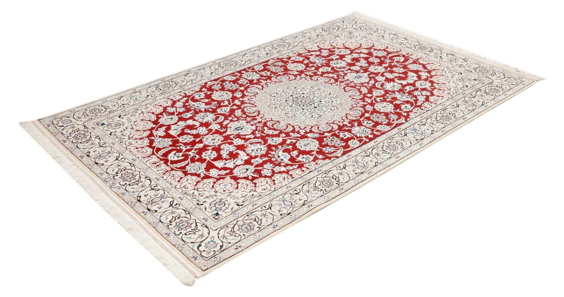 Nain Persian Rug 137 × 213 cm, Wool, hand-knotted